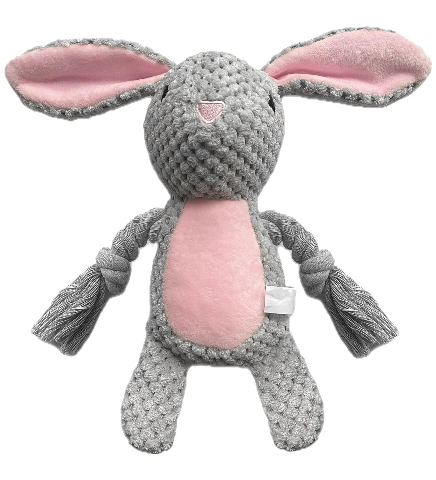 Yuremeey Plush Dog Toys - Cuddly Squeaky Tug Toy for Small & Medium Dogs & Rabbits | Interactive Wrinkle Paper Design | International Shipping Available - Buy Online on GoSupps.com