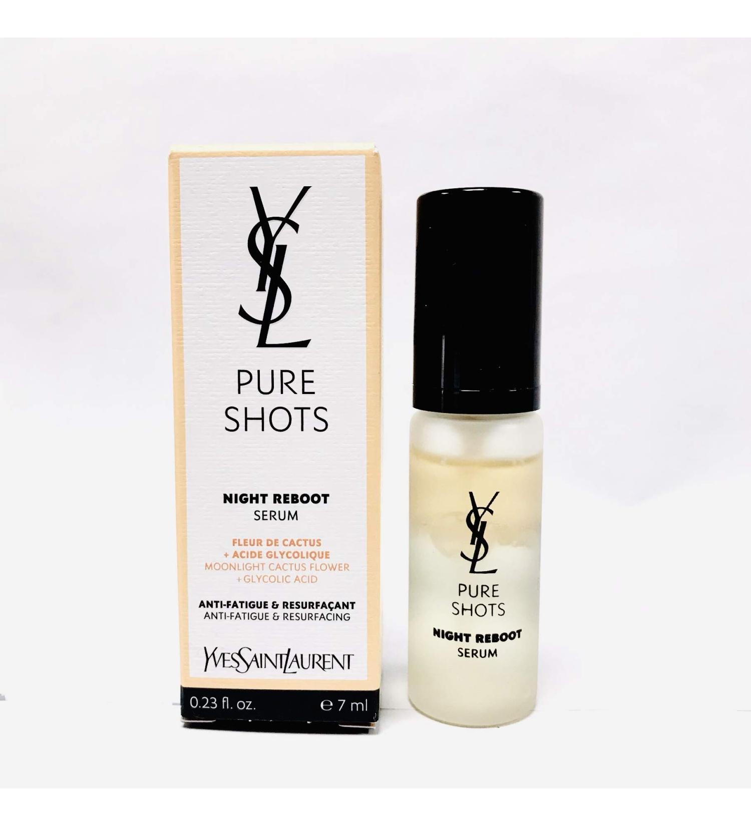 YSL Yves Saint Laurent Pure Shots Night Reboot Serum Travel size 7ml / 0.23 oz