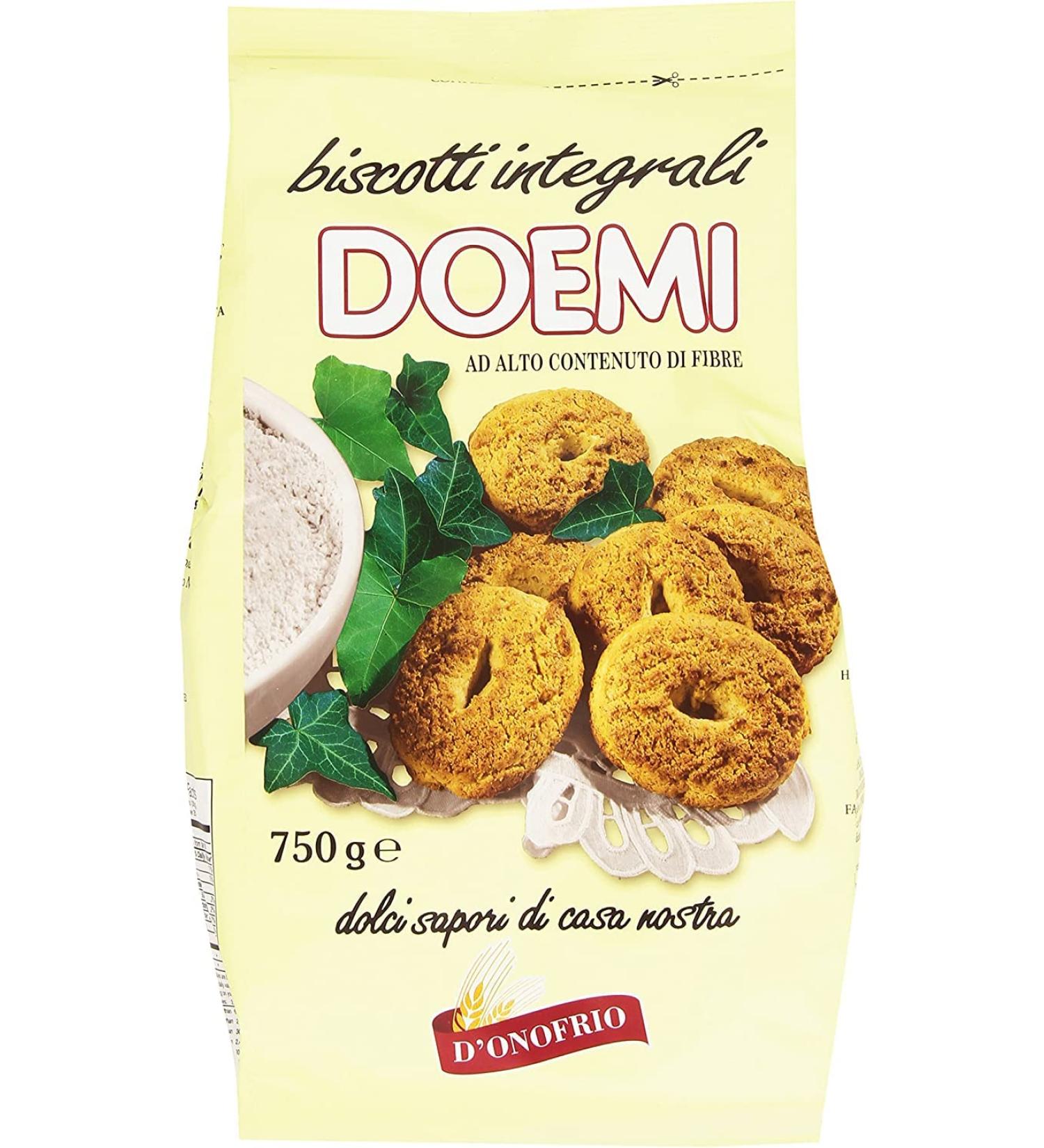 Set of 6 Doemi Biscotti whole grain biscuits 750 g - Buy Online on GoSupps.com