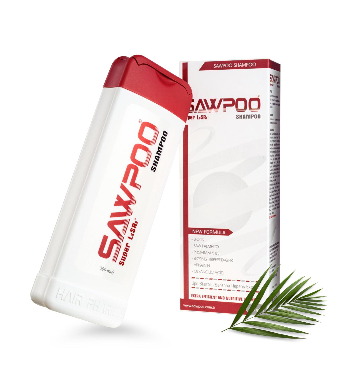 Defnil Pharma Sawpoo Hair Loss Shampoo with Biotin & Saw Palm Extract - Buy Online on GoSupps.com