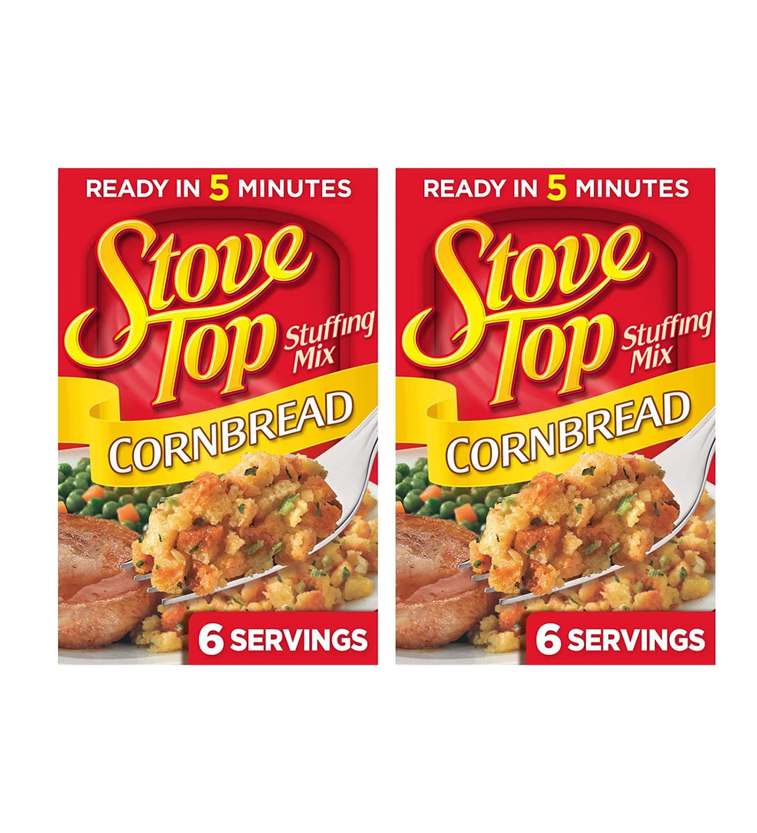 Stove-Top Corn Bread Stuffing Mix 170 g | Pack of 2 - Buy Online on GoSupps.com