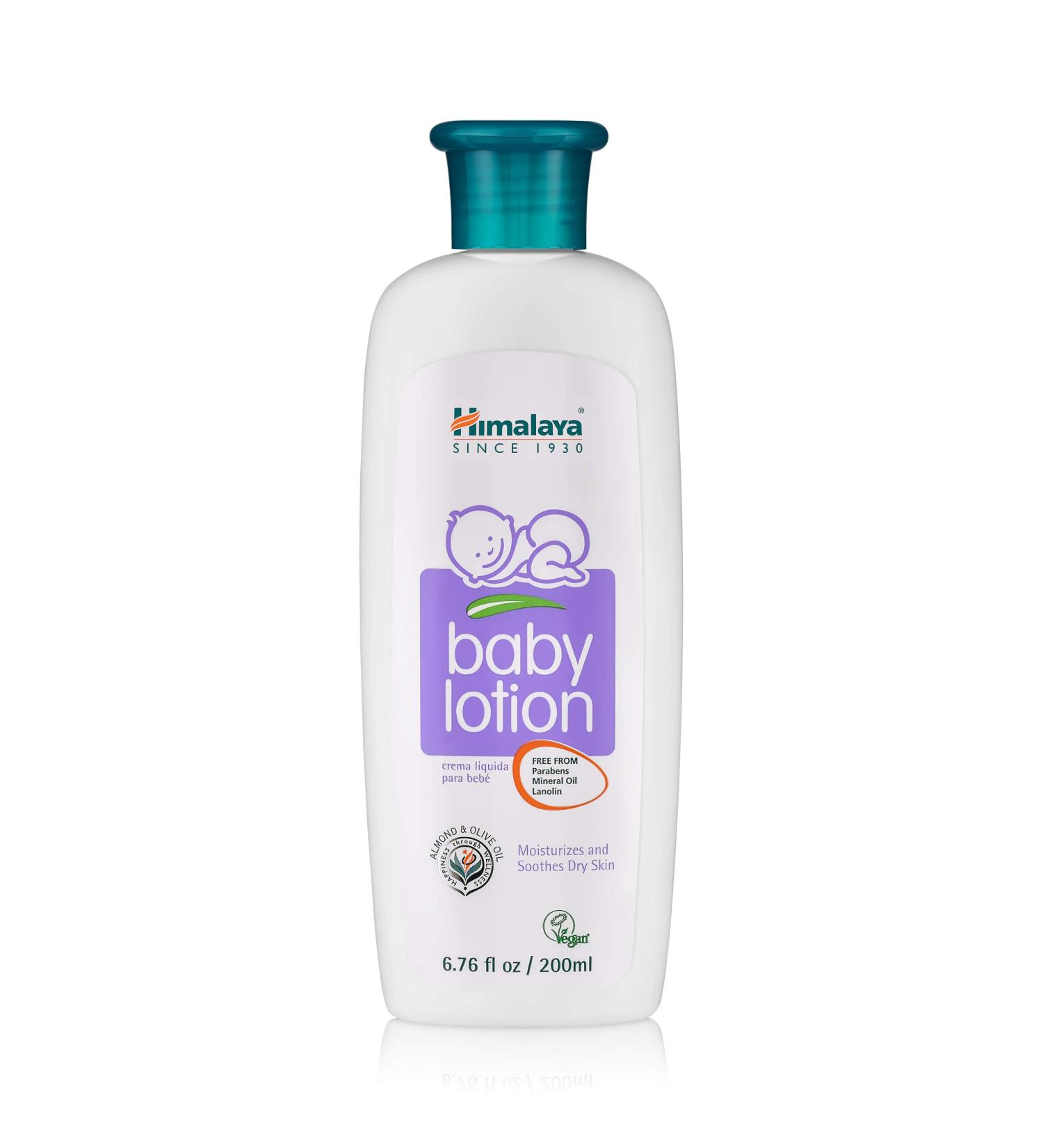 Himalaya Baby Lotion - Almond & Olive Oil 6.76 fl oz | Moisturizing & Nourishing Care - Buy Online on GoSupps.com