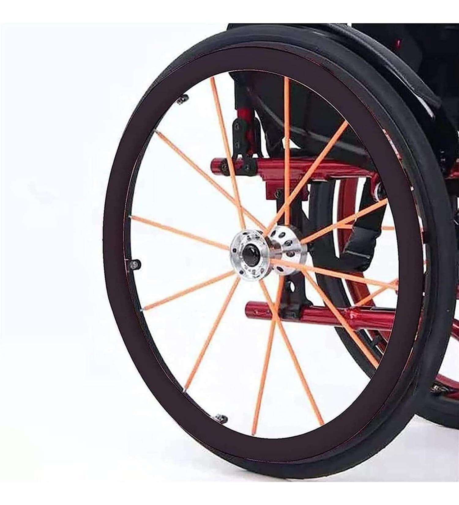 Wheelchair Handrim Covers 22/24Inch Silicone Non-Slip Wear-Resistant Wheelchair Push Rim Covers Wheelchair Rear Wheel Cover for Improve Grip and Traction (Color : 001 Size : 24in) 24in 001 - Buy Online on GoSupps.com