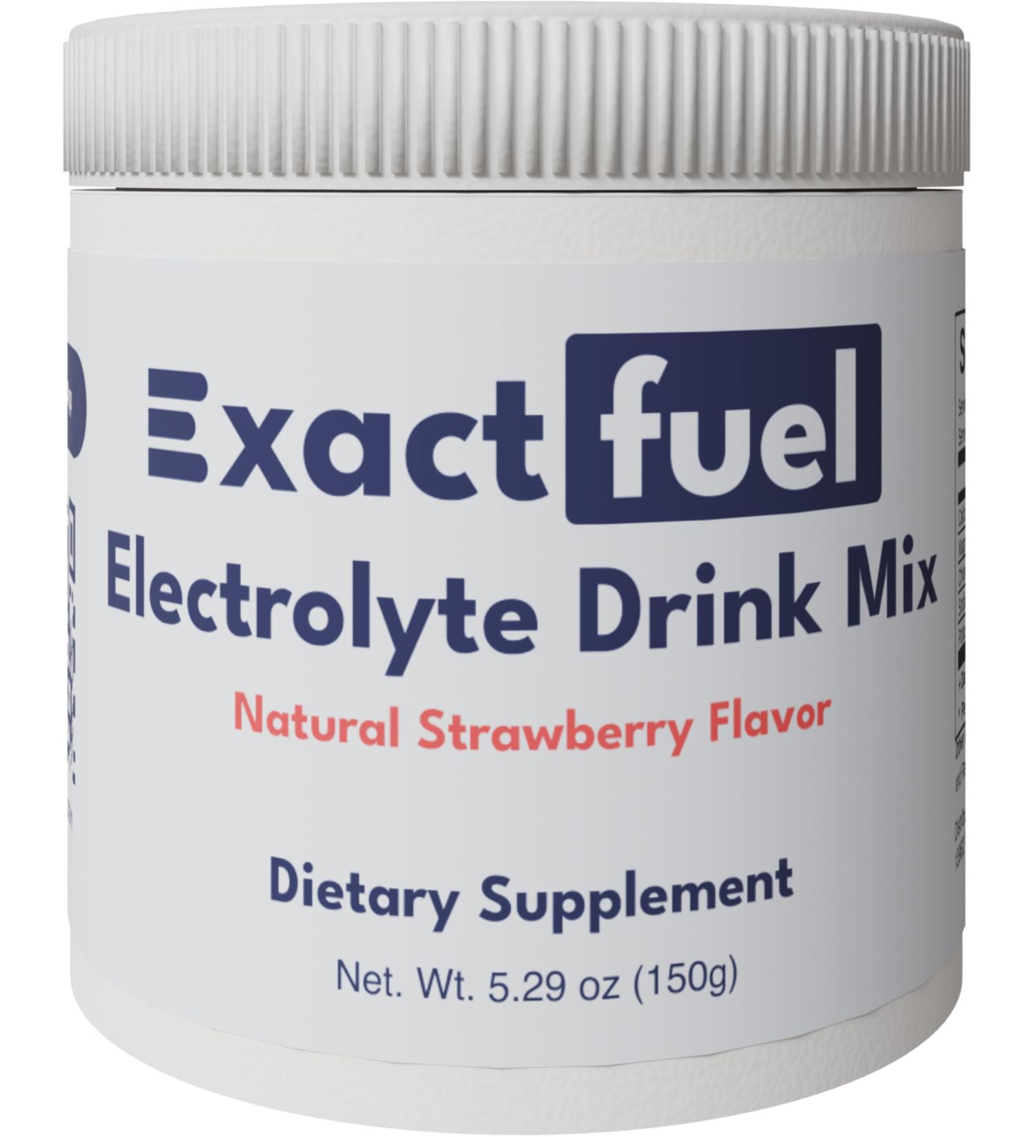 Natural Strawberry Electrolytes Drink Mix - 30 Servings | Hydration Boost for Optimal Performance - Buy Online on GoSupps.com