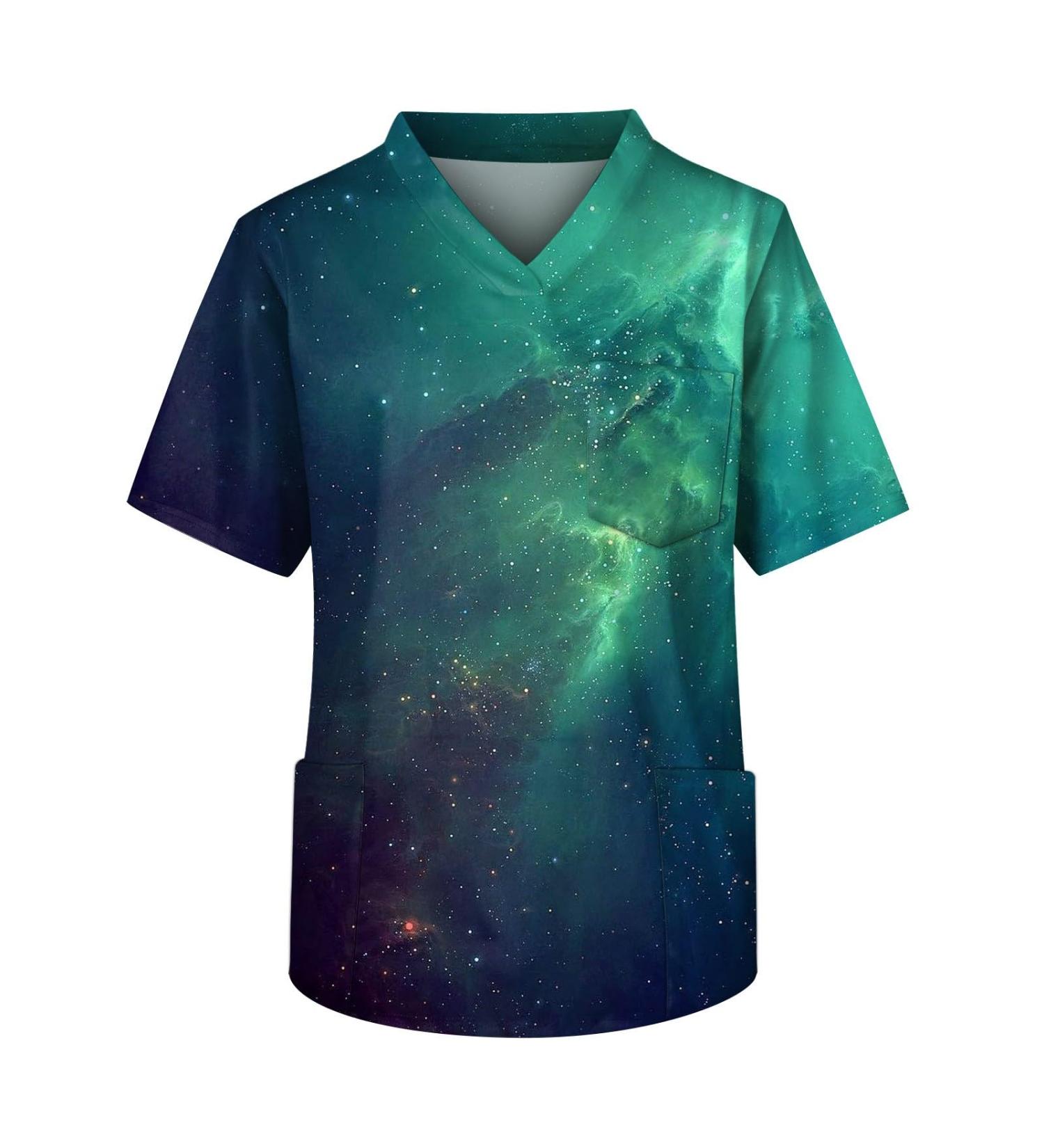 Buy Kasacks Men Care V-neck Pattern Print Short Sleeve Shirt | Lightweight & Comfortable 3XL Green Kasak Hirt - Perfect for Summer Leisure - Buy Online on GoSupps.com