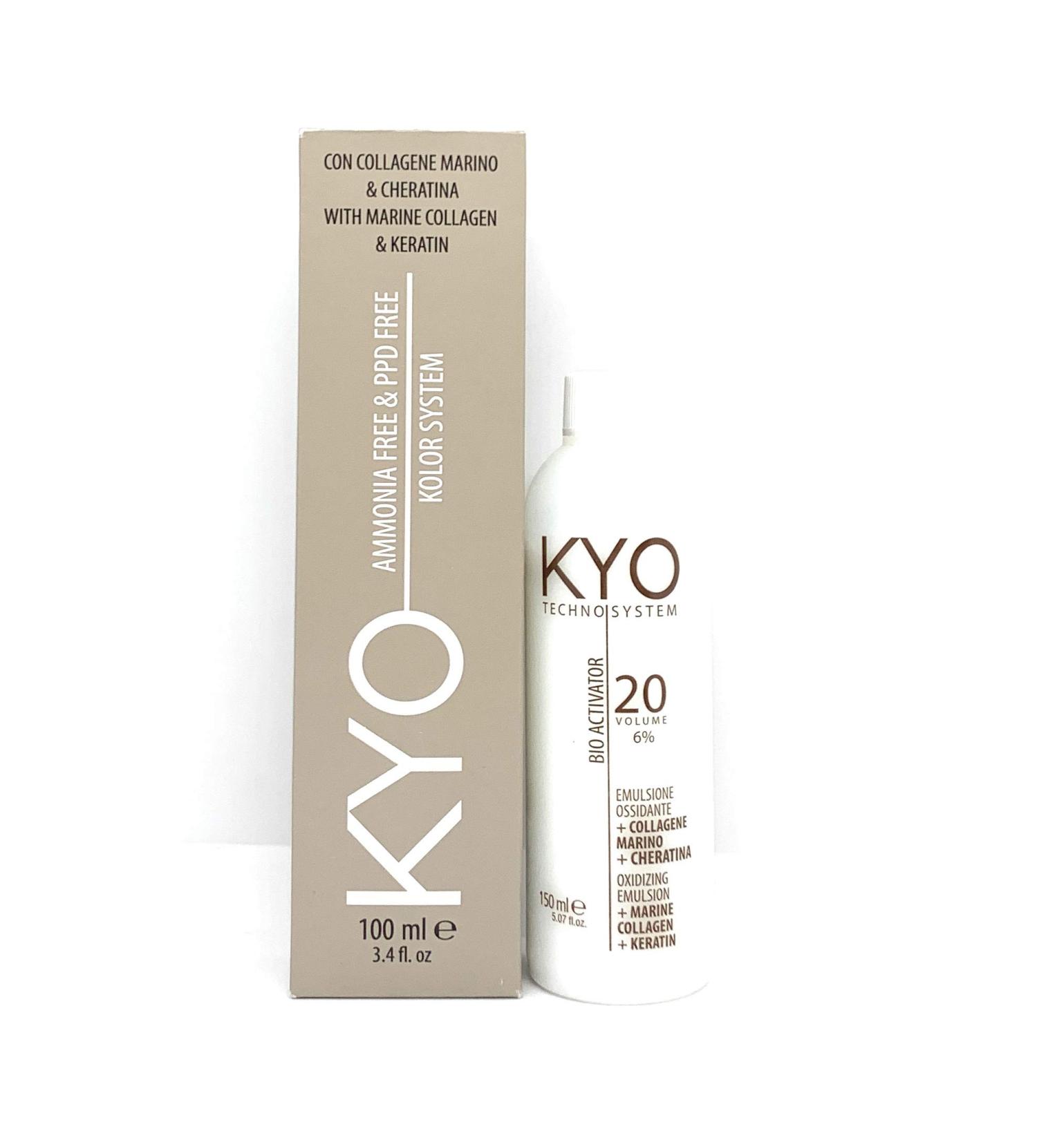 KYO Kyo Hair Color Ammonia-Free Hair Color 100 ml Enriched with Keratin and Marine Collagen (6.0 Dark Blonde)