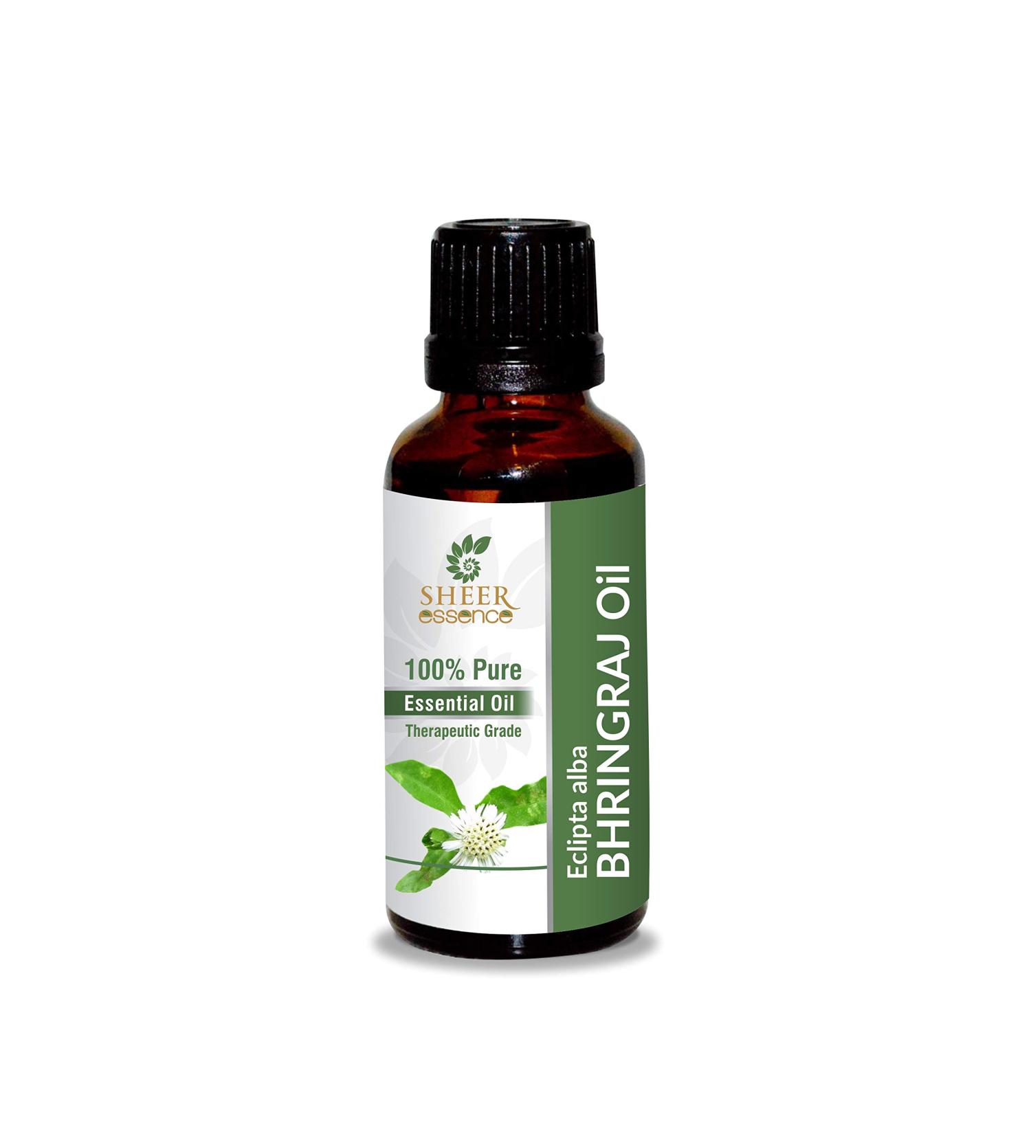 Bhringraj Oil -(Eclipta Alba)- 100% Pure Natural Undiluted Uncut Therapeutic Grade Oil 1.01 Fl.OZ 30ML (1.01 Fl.OZ)