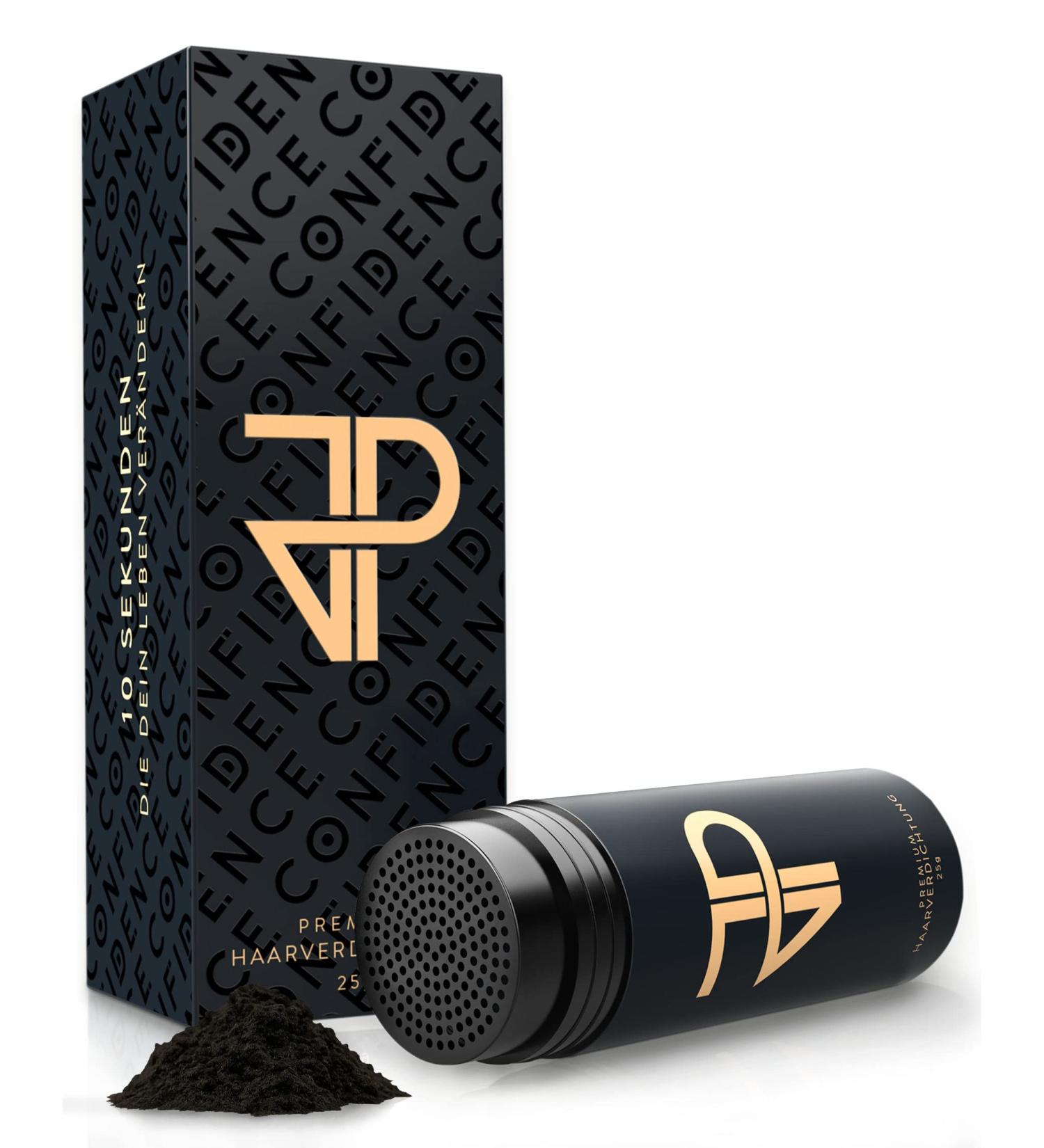 JP Confidence Premium Scatter Hair - 100% Natural Dark Brown Hairdressing Quality for Men & Women - Authentic Look Ideal for Hair Compression - Buy Online on GoSupps.com
