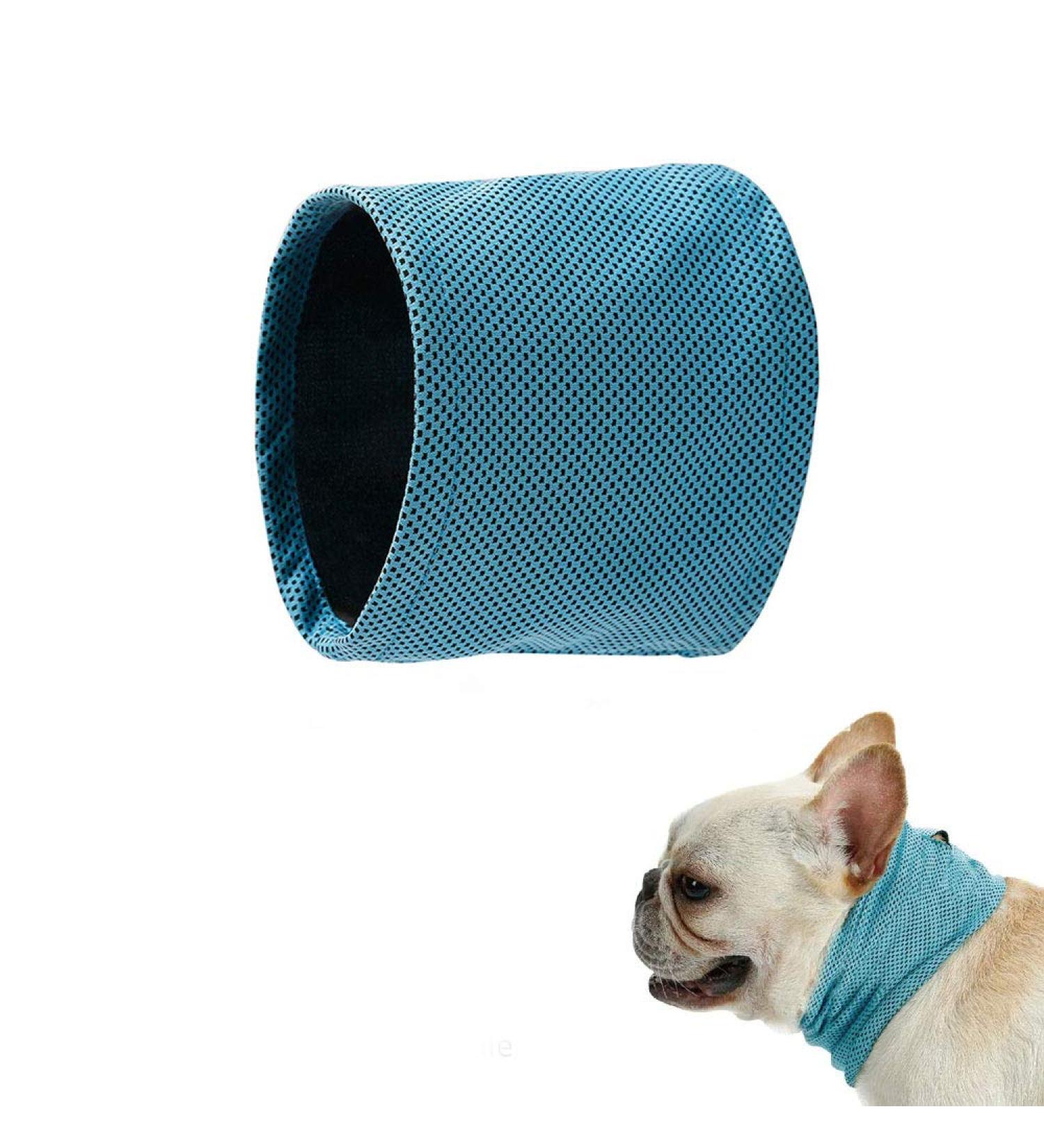 YUEMING Pet Cooling Bandana Instant Cooling Dog Cooling Neck Scarf Summer Cooling Breathable Towel Wrap for Bulldog Puppy Cats - Buy Online on GoSupps.com