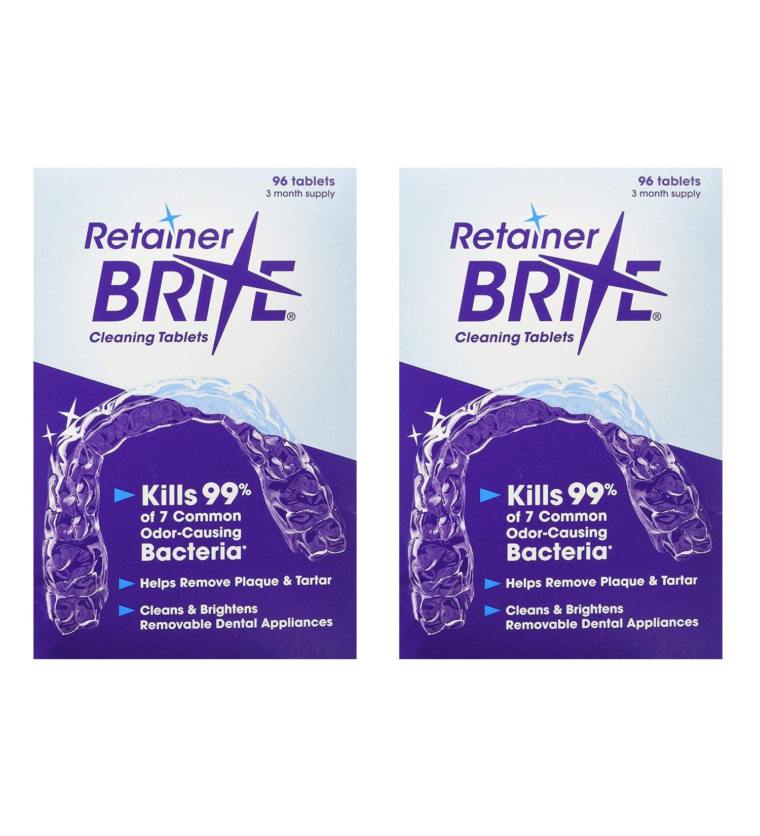 192 Tablet Retainer Brite - 6 Month Supply | Effective Retainer Cleaning Solution - Buy Online on GoSupps.com