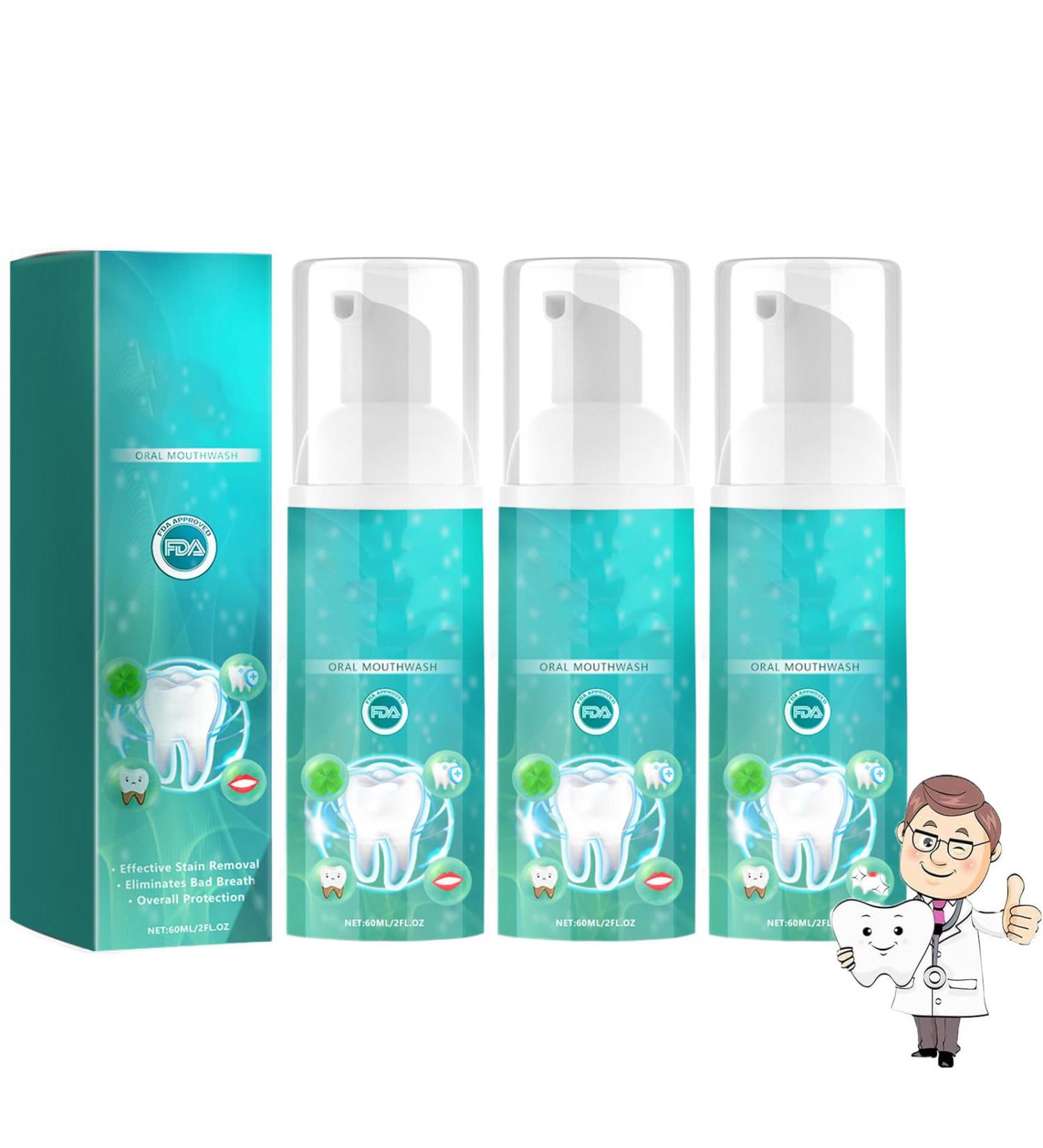 Furzero Smartsmile Oral Mouthwash - Teeth Whitening & Fresh Breath Care (3PCs) | Awzlove Total Care for Tooth & Gum Health - Buy Online on GoSupps.com