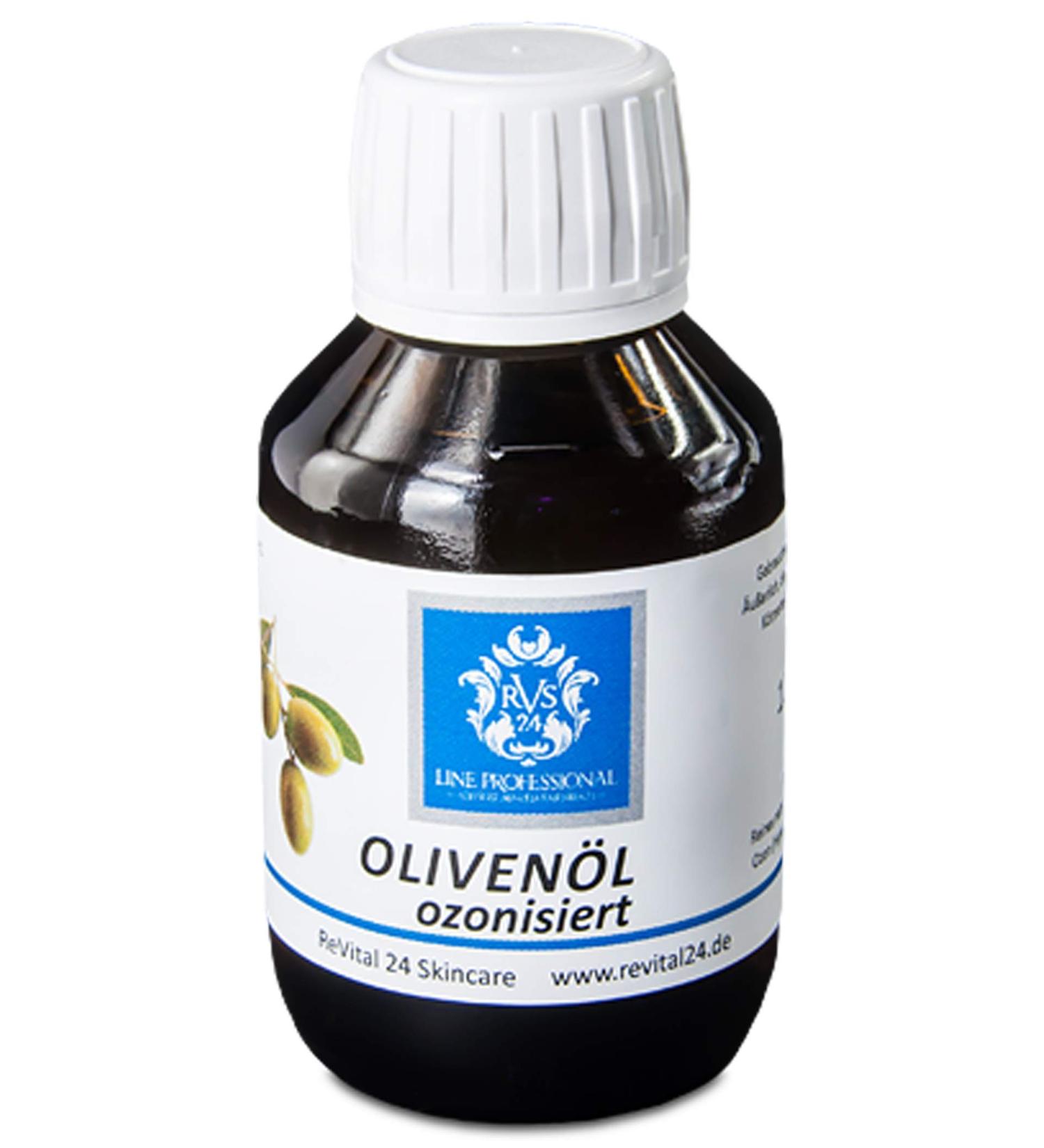 Revital Ozonized Olive Oil - 100ml Pure Sicilian Cold-Pressed Oil for Face & Body | Natural Oxygen-Rich Skincare - Buy Online on GoSupps.com