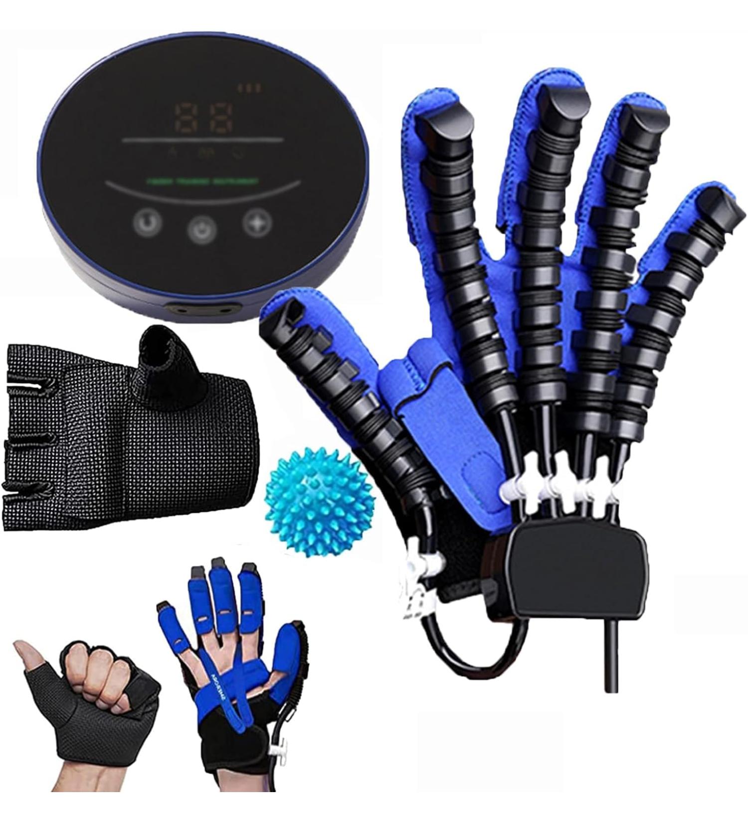 Rehabilitation Robot Gloves Hand Home Pneumatic Function Machinery Arthritis Stroke Hemiplegia Patient Recovery Exercise Equipment Hand Rehabilitation Device Right Hand XL Right Hand XL - Buy Online on GoSupps.com