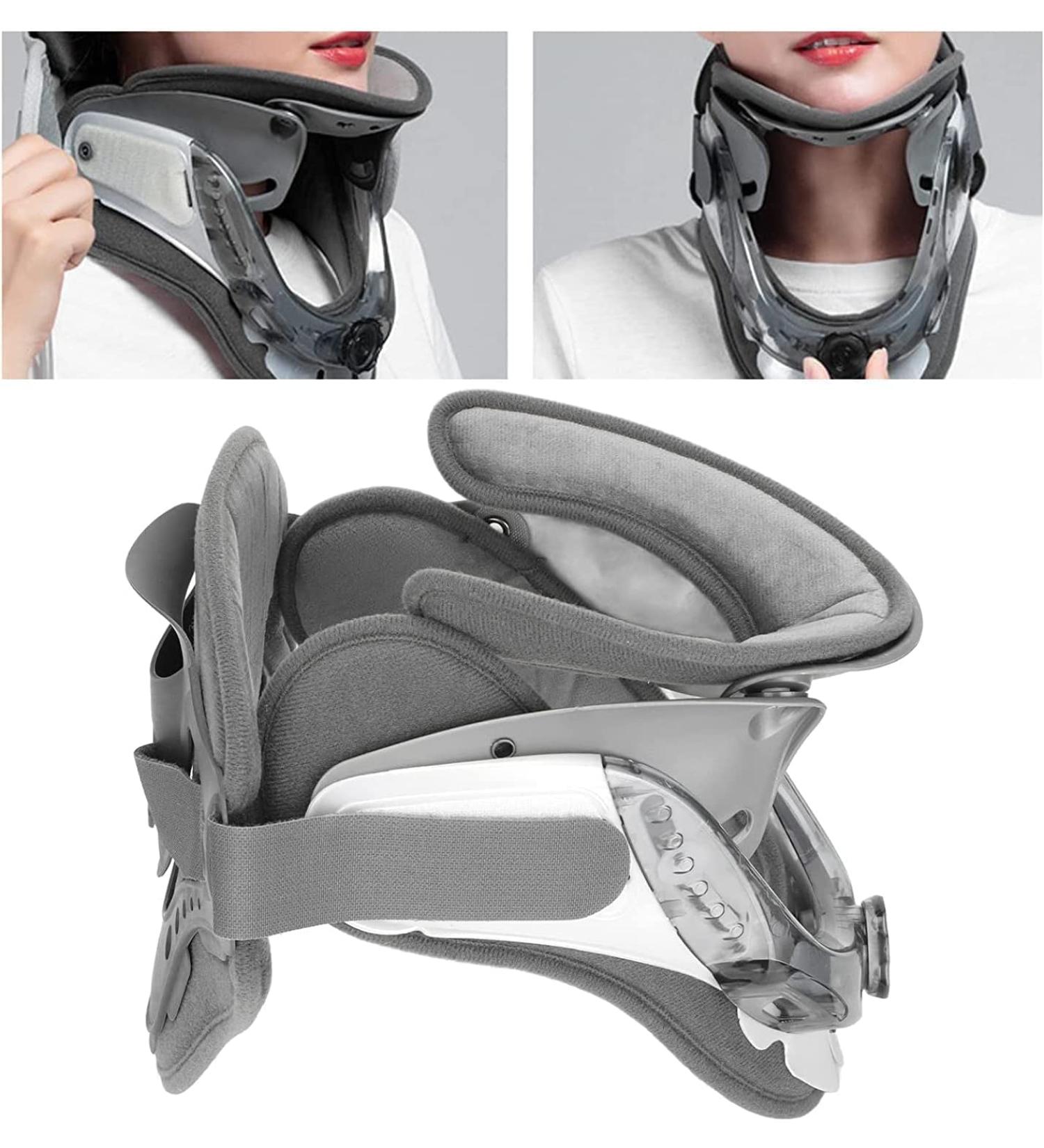 RhLLvJ Neck Traction Device Cervical Traction Relieves Neck Pain Cervical Adjustable Inflatable Stretcher Collar Neck Pain Relief and Shoulder Stretcher Collar - Buy Online on GoSupps.com