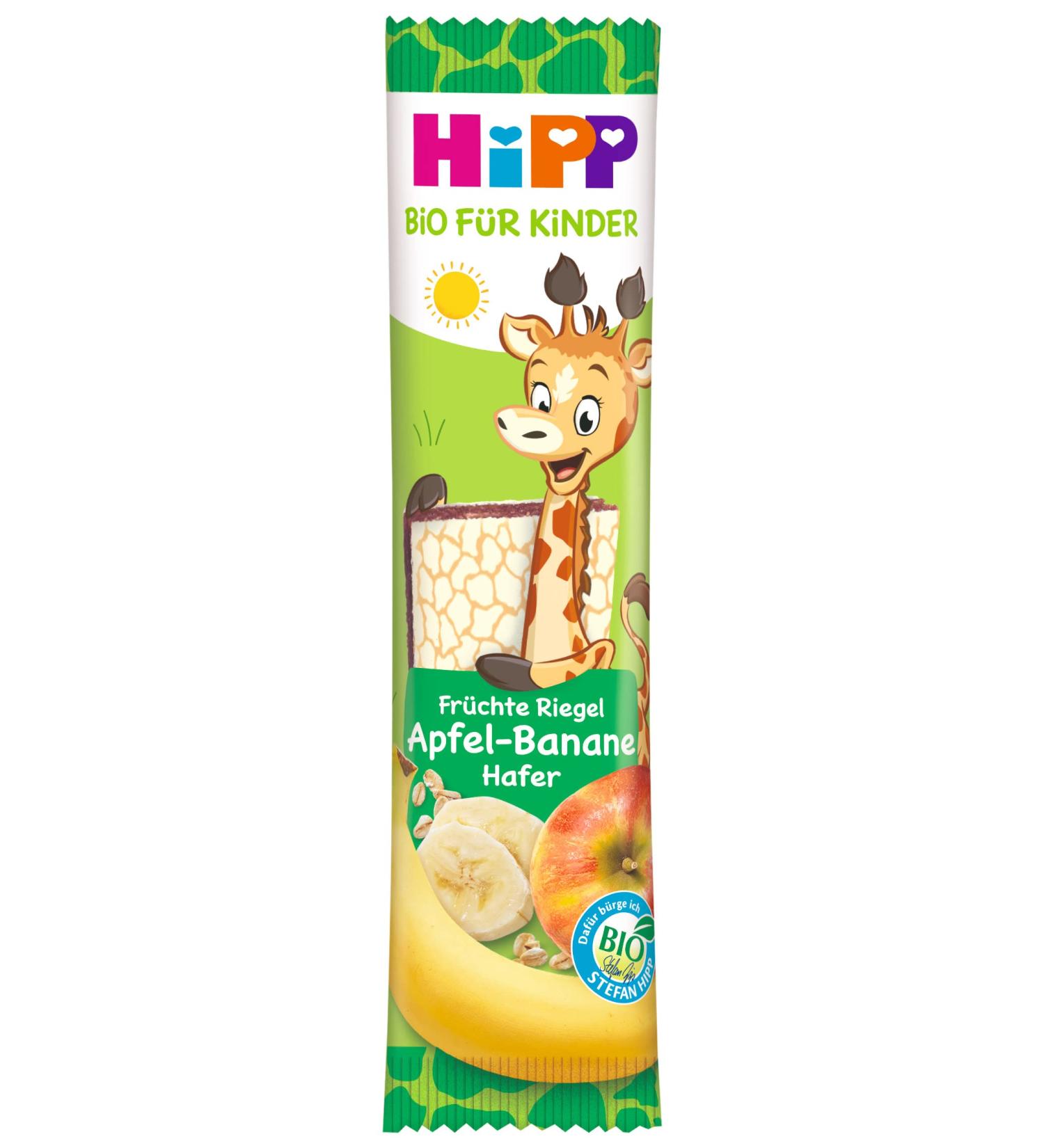 HiPP Organic for Children Fruit Bar DA31361 FR Apple-Ban-Oat 23g 23g Apple-Ban-Oat