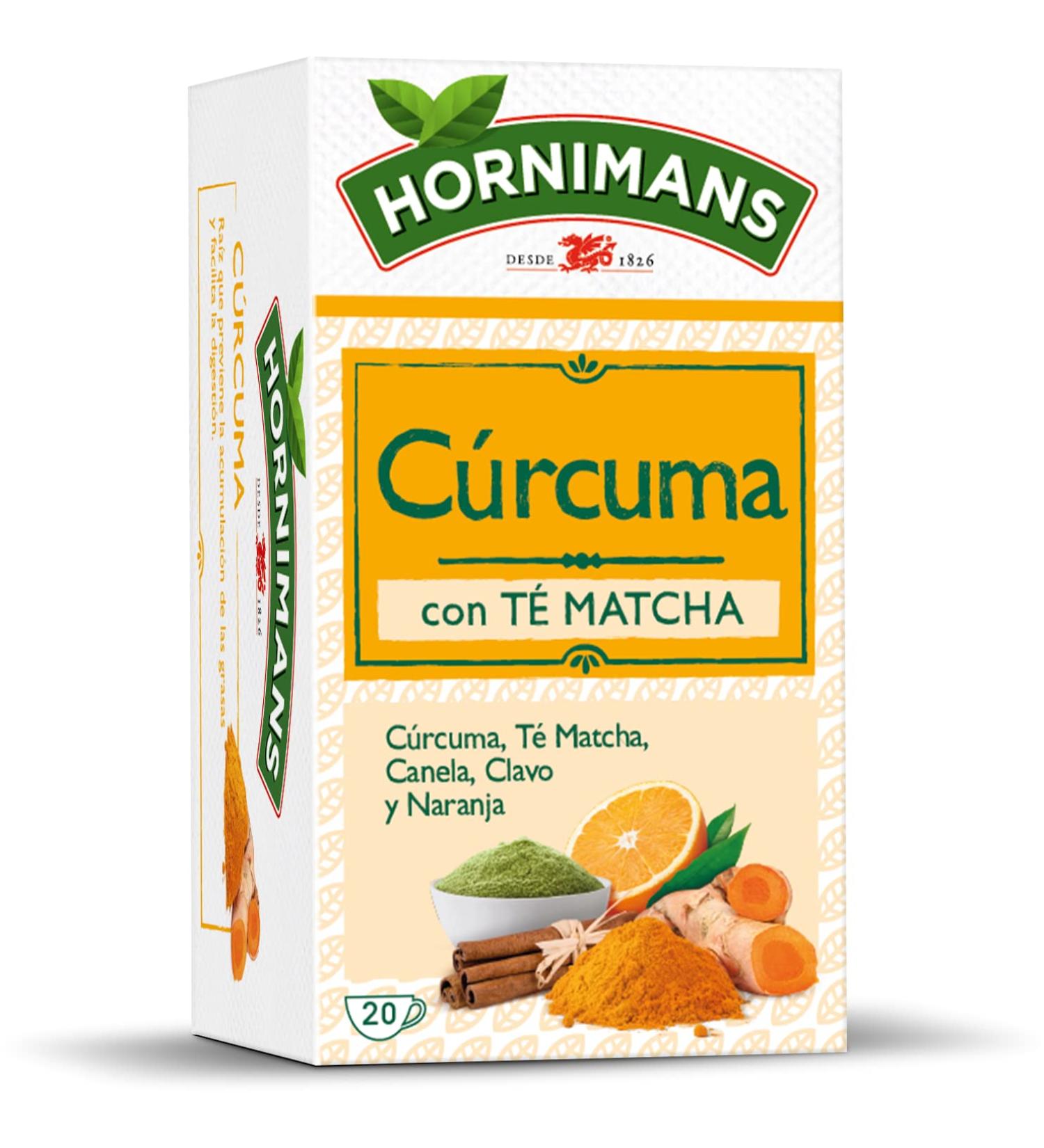  Hornimans Hornimans Turmeric Infusion with Matcha Tea 20 Bags - Buy Online on GoSupps.com