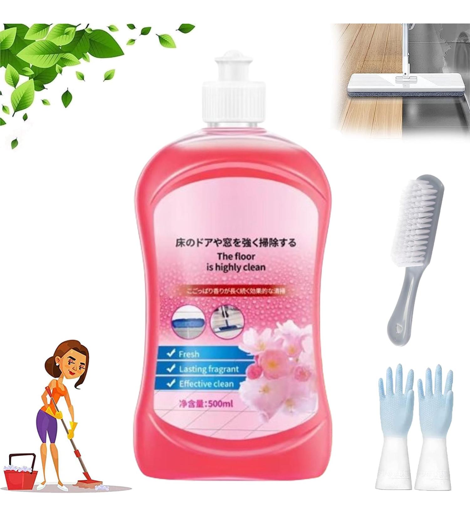 LONGLUAN Honifee Floor Cleaner Honifee Cleaning Honifee Cleaning for Bath Tile Honifee Multi Purpose Floor Cleaner Powerful Decontamination Floor Cleaner for Mopping and Polish (Sakura) - Buy Online on GoSupps.com