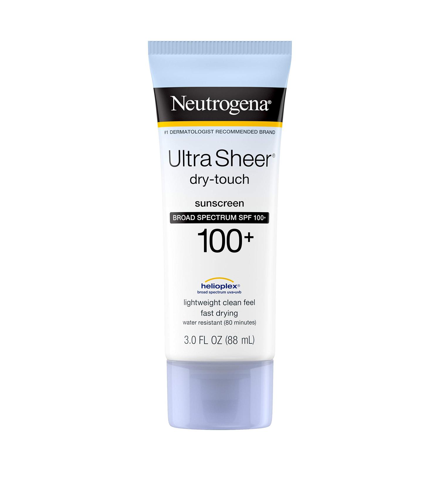 Neutrogena Ultra Sheer Dry-Touch Sunscreen SPF 100+ 3 fl oz (88 ml) - Buy Online on GoSupps.com