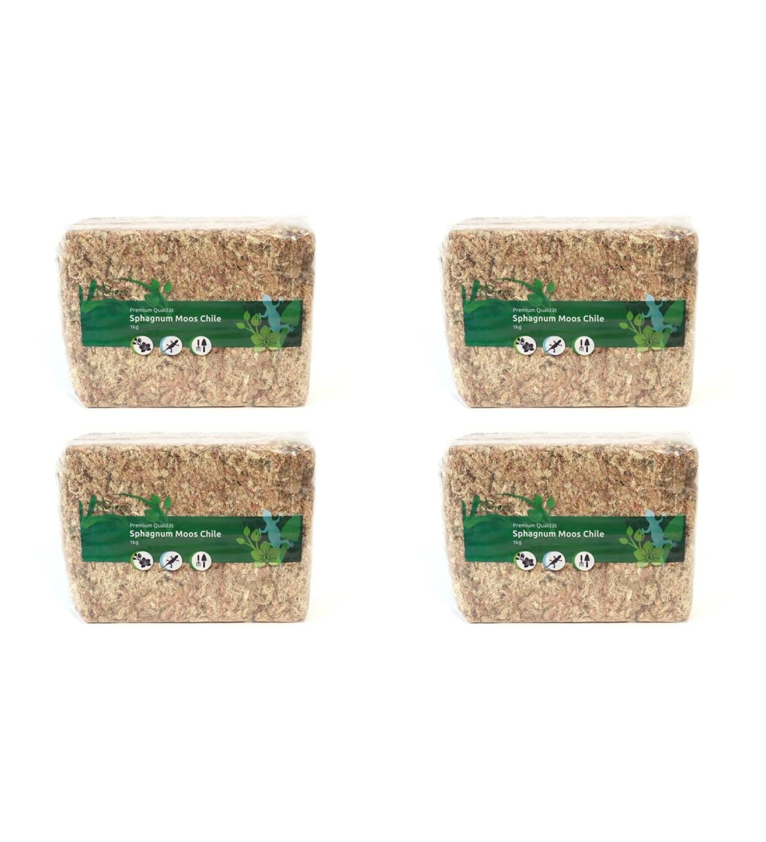 Sphagnum Moss for Terrariums & Orchids - Premium 4x1000g from Chile | International Shipping - Buy Online on GoSupps.com