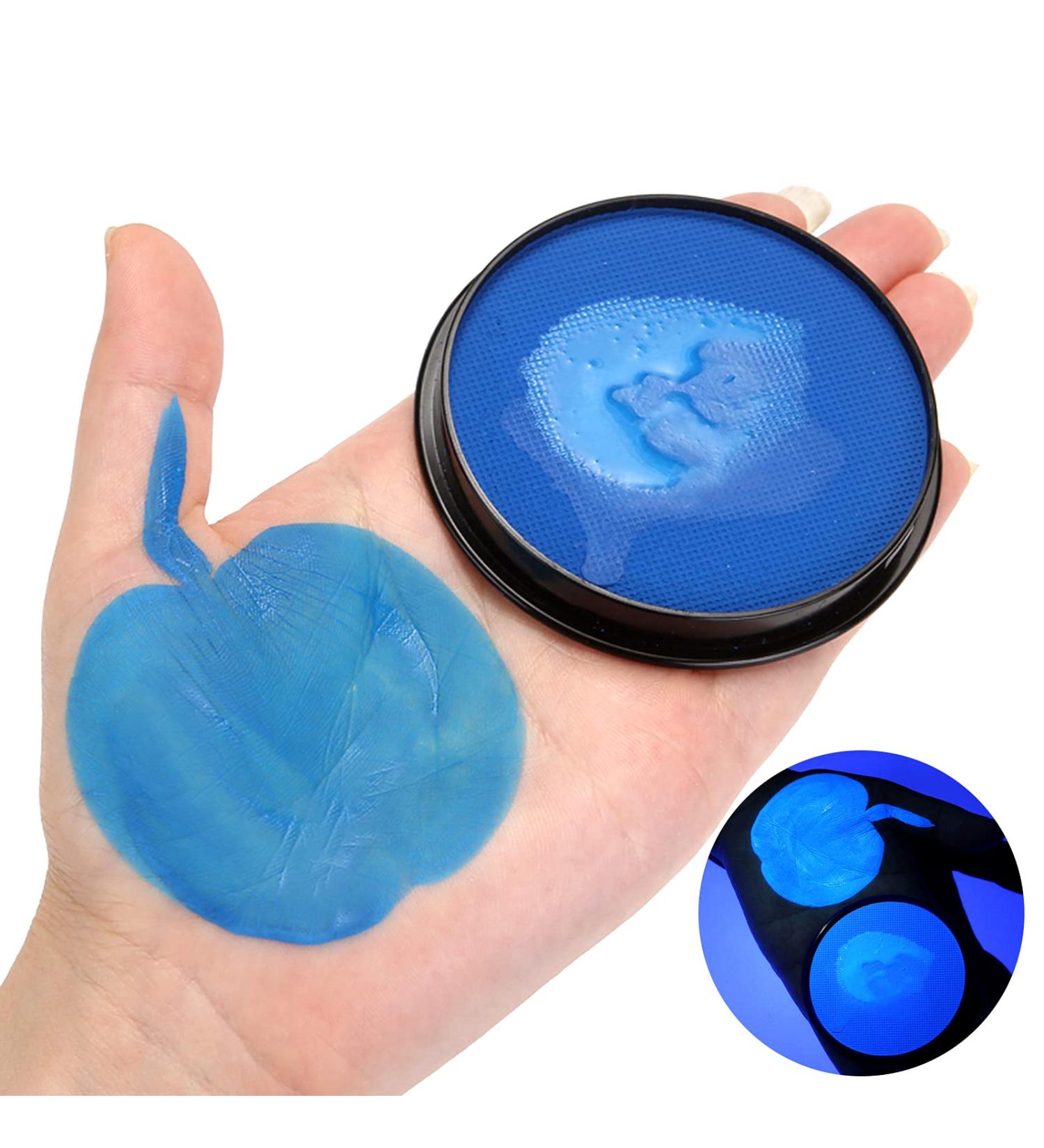  Jeffergarden Jeffergarden Water-Based Body Paint 30g Makeup Pigment Ideal for Face and Body Painting Halloween Cosplay Costume Party (BLUE) - Buy Online on GoSupps.com