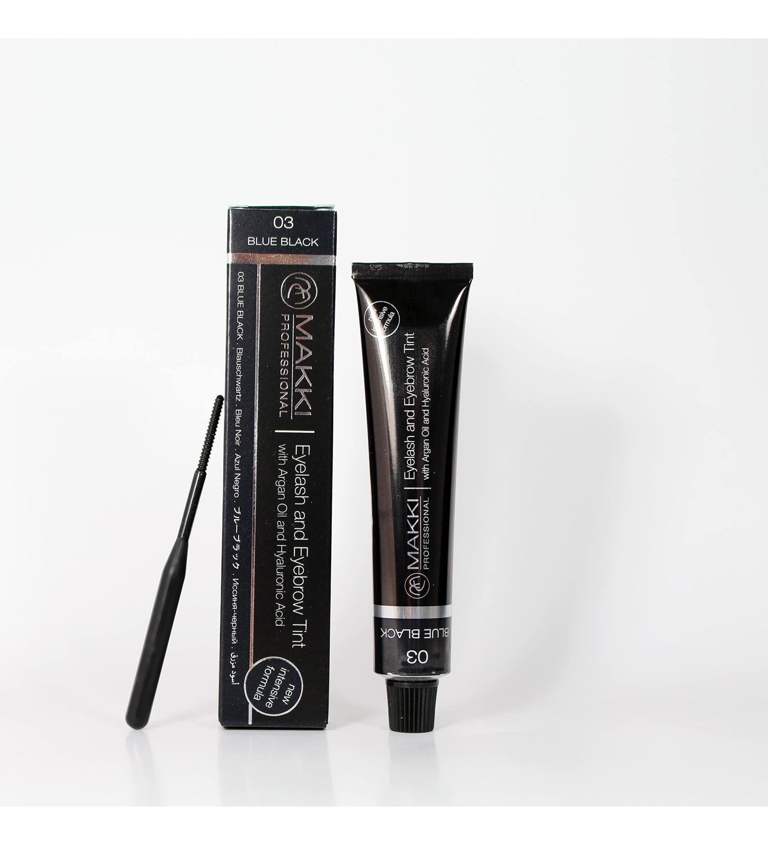  Makki Makki 03 Blue Black Professional Intensive Tint for Eyelashes and Eyebrows with Argan Oil and Hyaluronic Acid 22 ml - Buy Online on GoSupps.com
