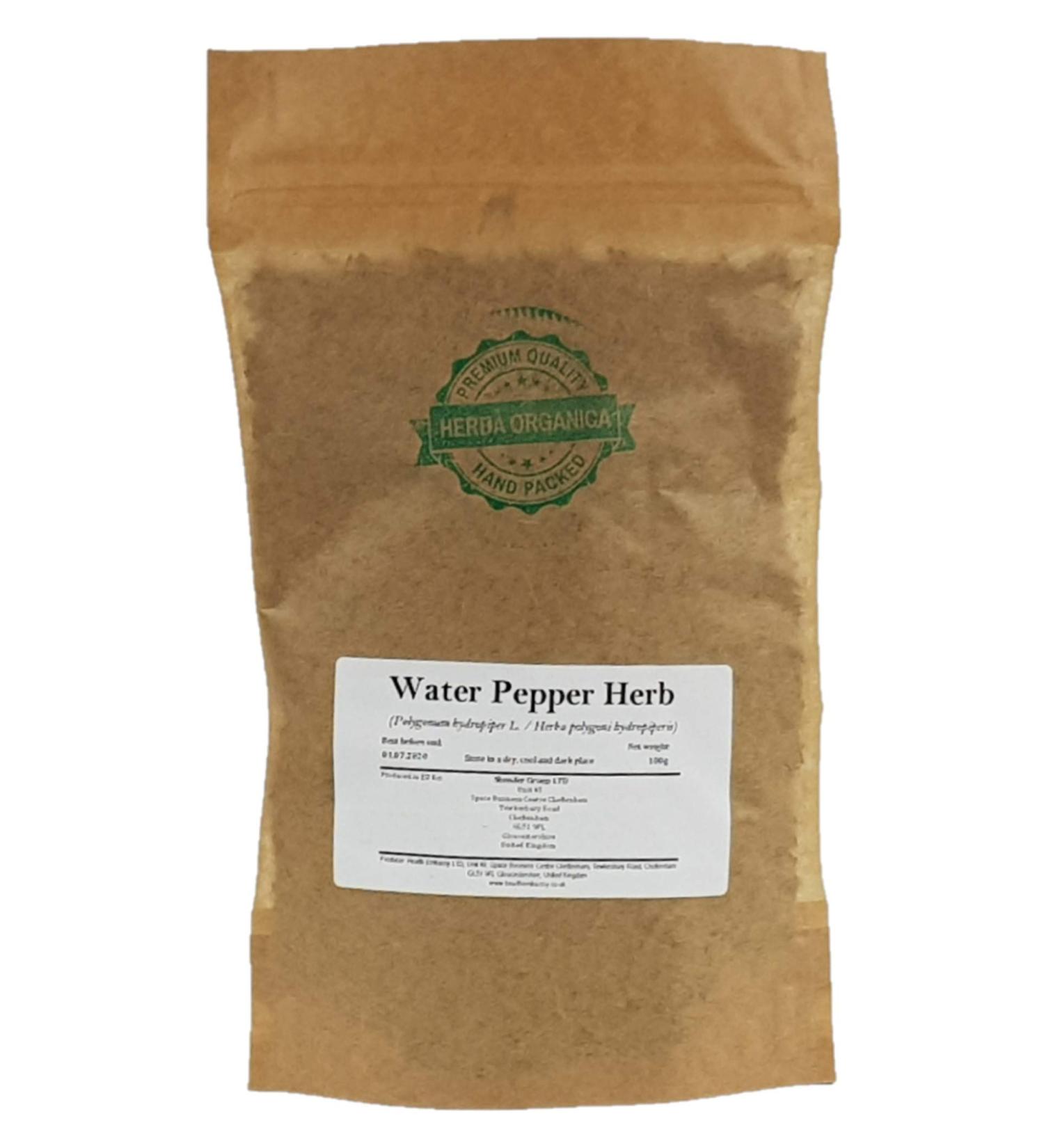 Herba Organica Water Pepper Herb Herbal Tea - Persicaria Hydropiper L - Herbe de Renou e Poivre d'Eau Tisane 100g - Buy Online on GoSupps.com