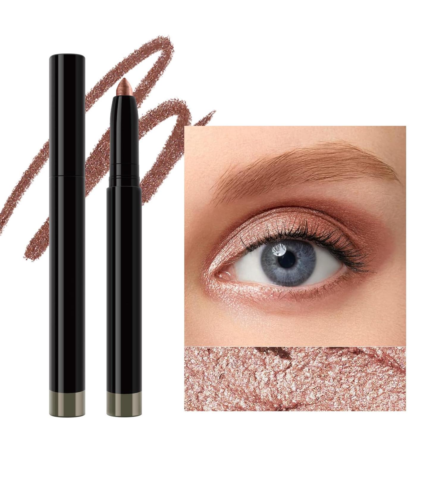 Pearlescent Eyeshadow Stick Eyeliner Long Lasting Glow Stick Highlighter Contour Makeup Stick (3) - Buy Online on GoSupps.com