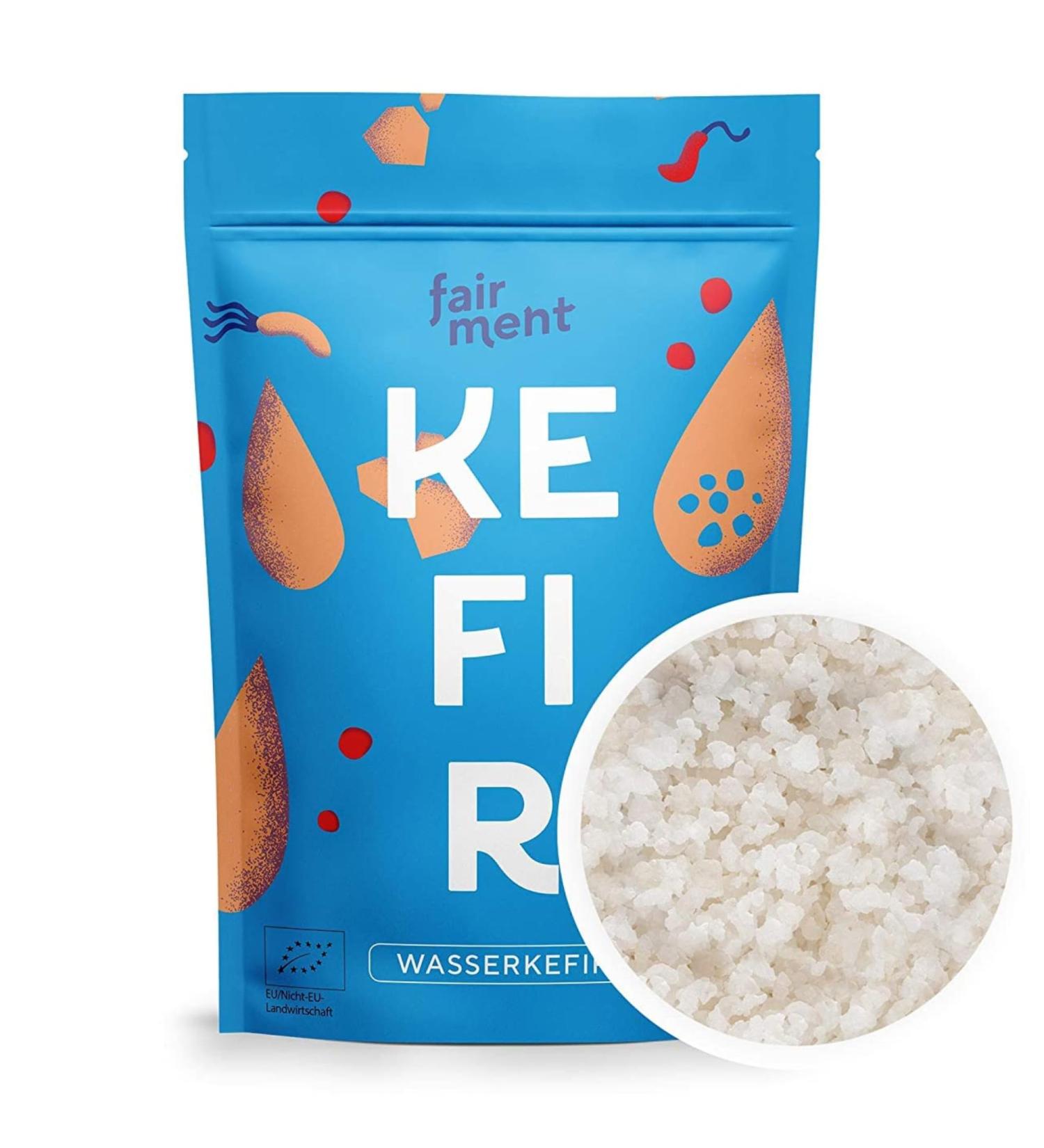 FAIRTENT Original BIO Water Kefir Crystals - 3x30g Starter Cultures for Guaranteed Success | Make Delicious Water Kefir at Home - Buy Online on GoSupps.com