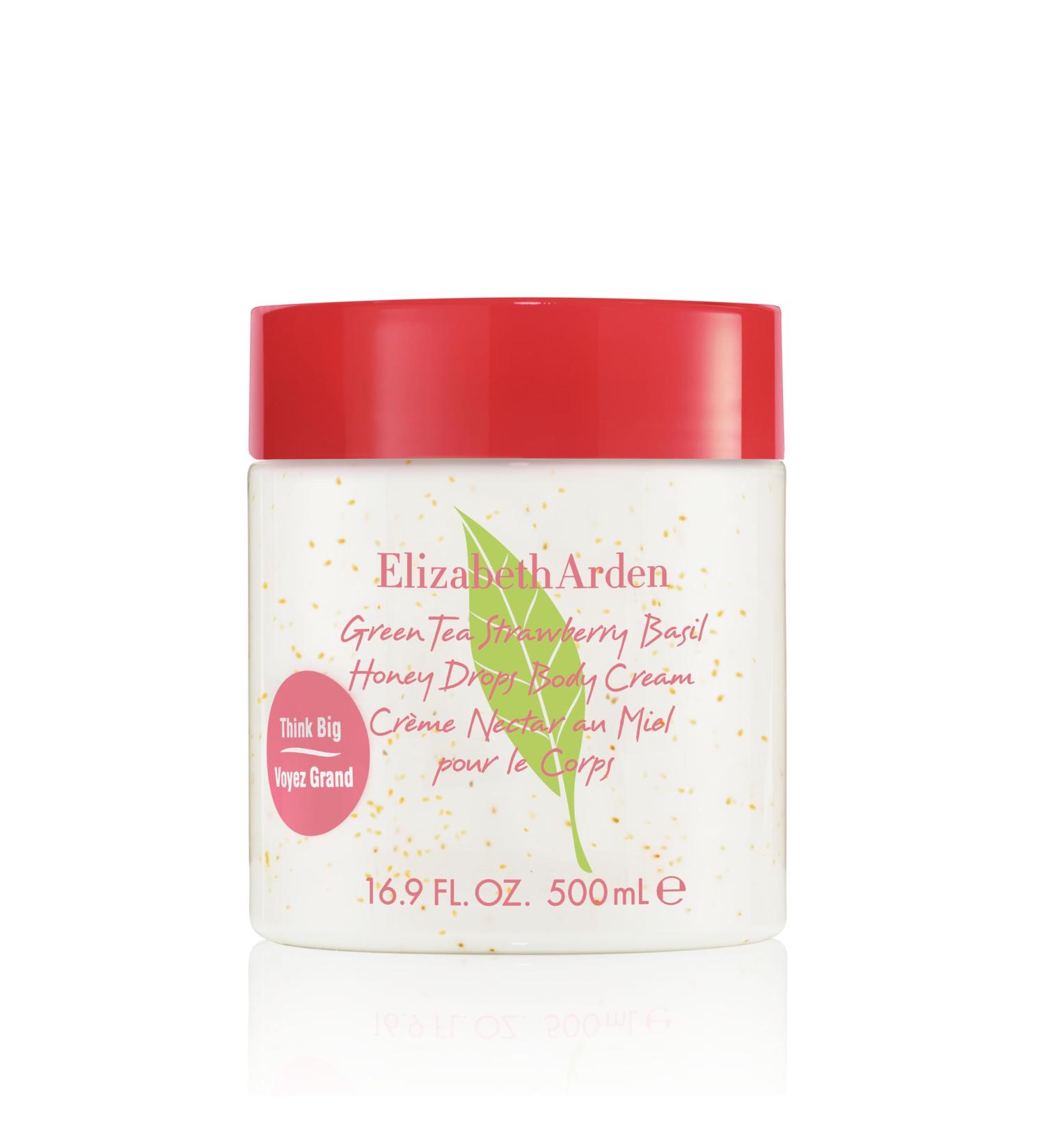 Elizabeth Arden Green Tea Strawberry Basil Honey Drops Body Cream Hydrating Lightweight Moisturizer for Skin Care 16.9 fl oz - Buy Online on GoSupps.com