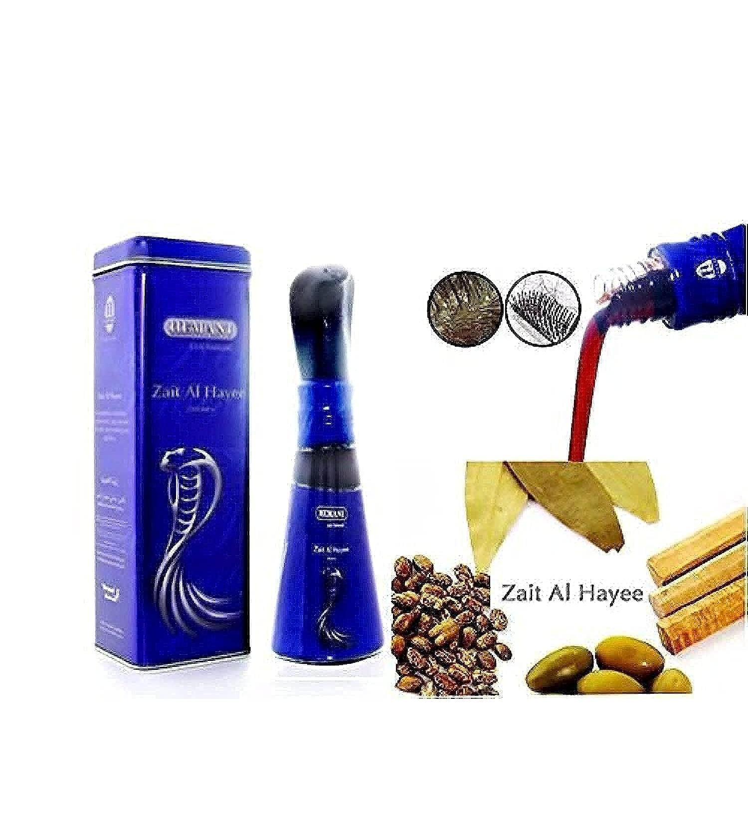 Buy Hemani Zait Al Hayee 100% Natural Hair Oil - 250ml | Premium Hair Care for Healthy Hair | International Shipping Available - Buy Online on GoSupps.com