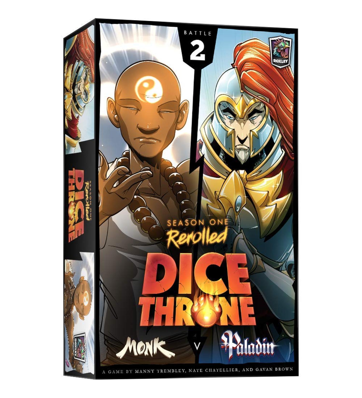 Dice Throne S1 Rerolled Box 2 Monk v Paladin (ROX637) - Unique Battle Game Set - Buy Online on GoSupps.com