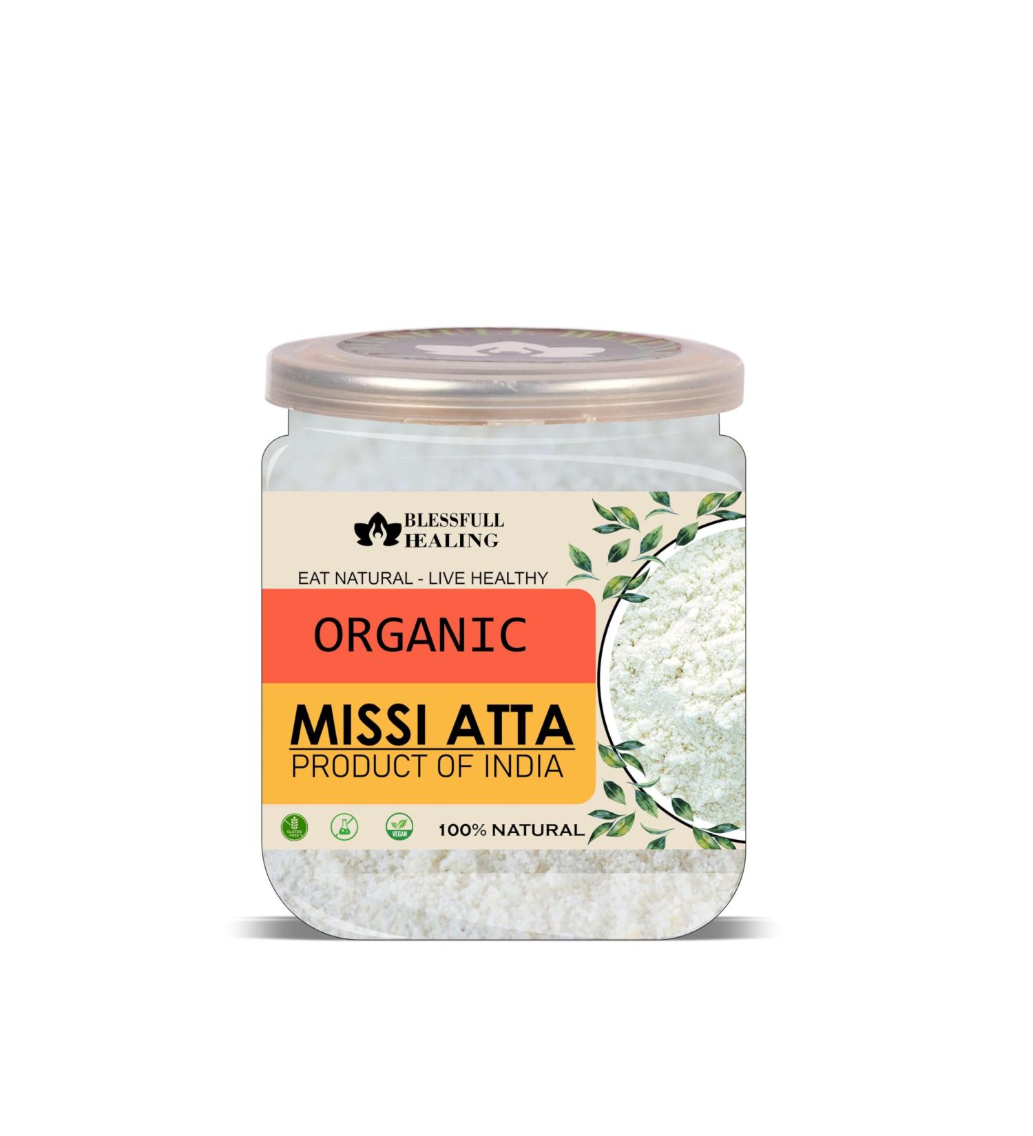 Blessfull Healing Organice MISSI Atta 1 lb (453 Gram) - Buy Online on GoSupps.com