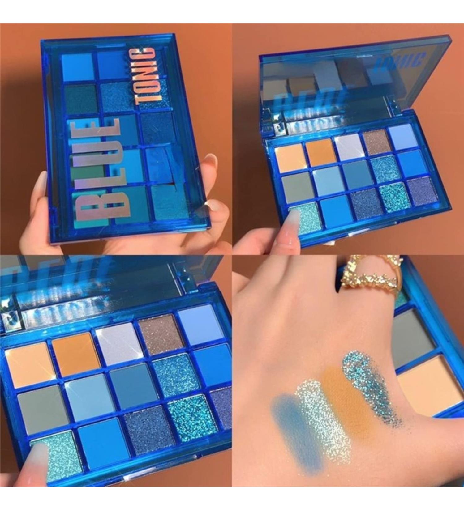 15 Colors Makeup Candy Party Eye Shadow Blue Reflective Palette Fruit Punch Palette Light Honey Makeup Palette Waterproof Long Lasting Ablue - Buy Online on GoSupps.com