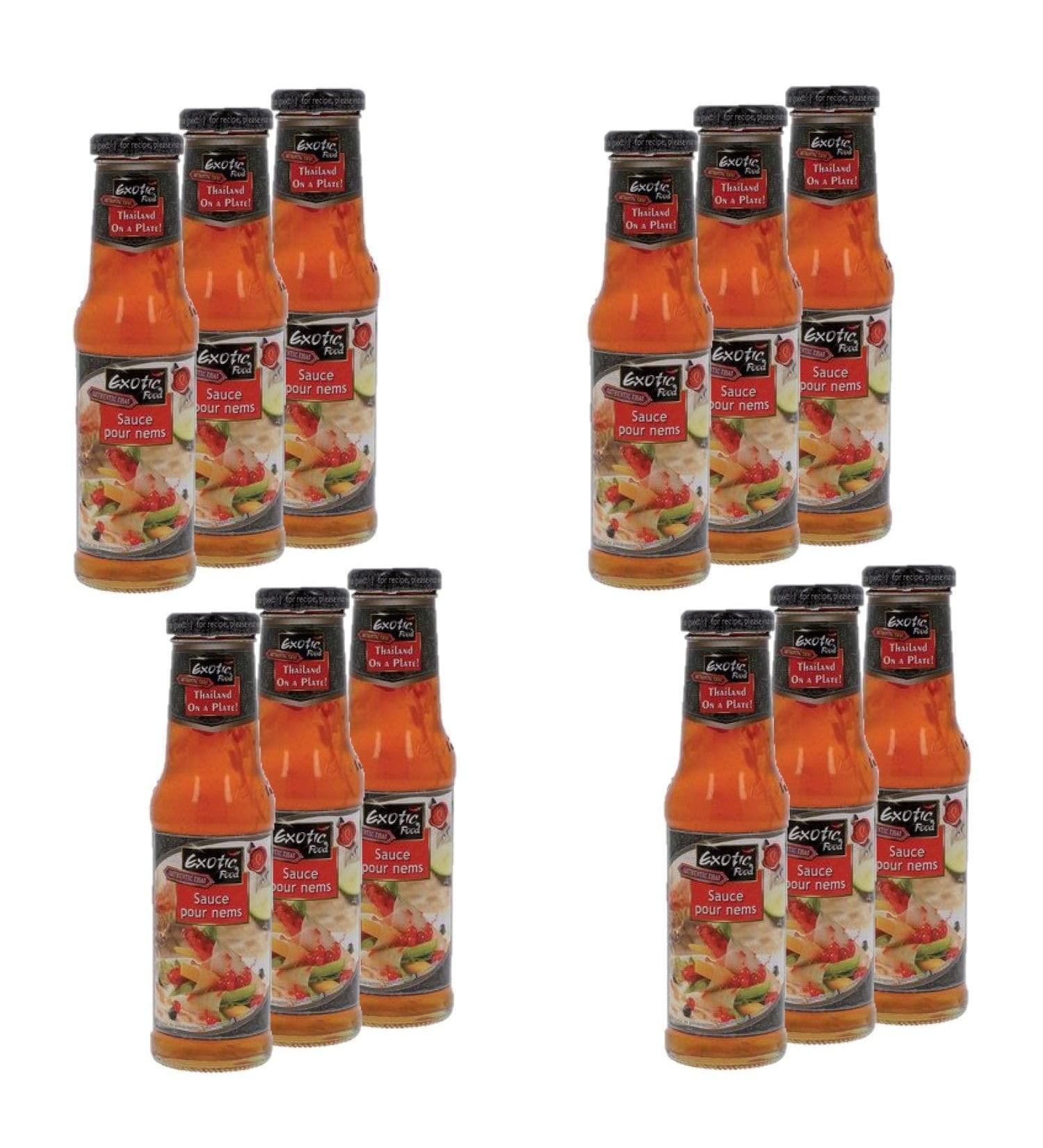 Exotic Food Pack of 12 Nems Sauce 250 ml Bottle