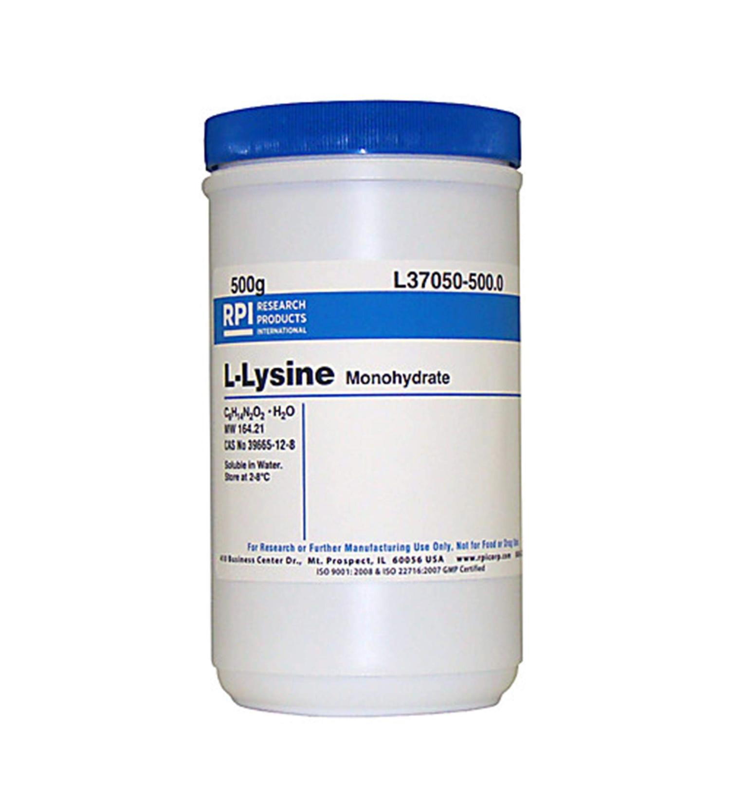RPI L37050-100.0 L-Lysine Monohydrate 100g