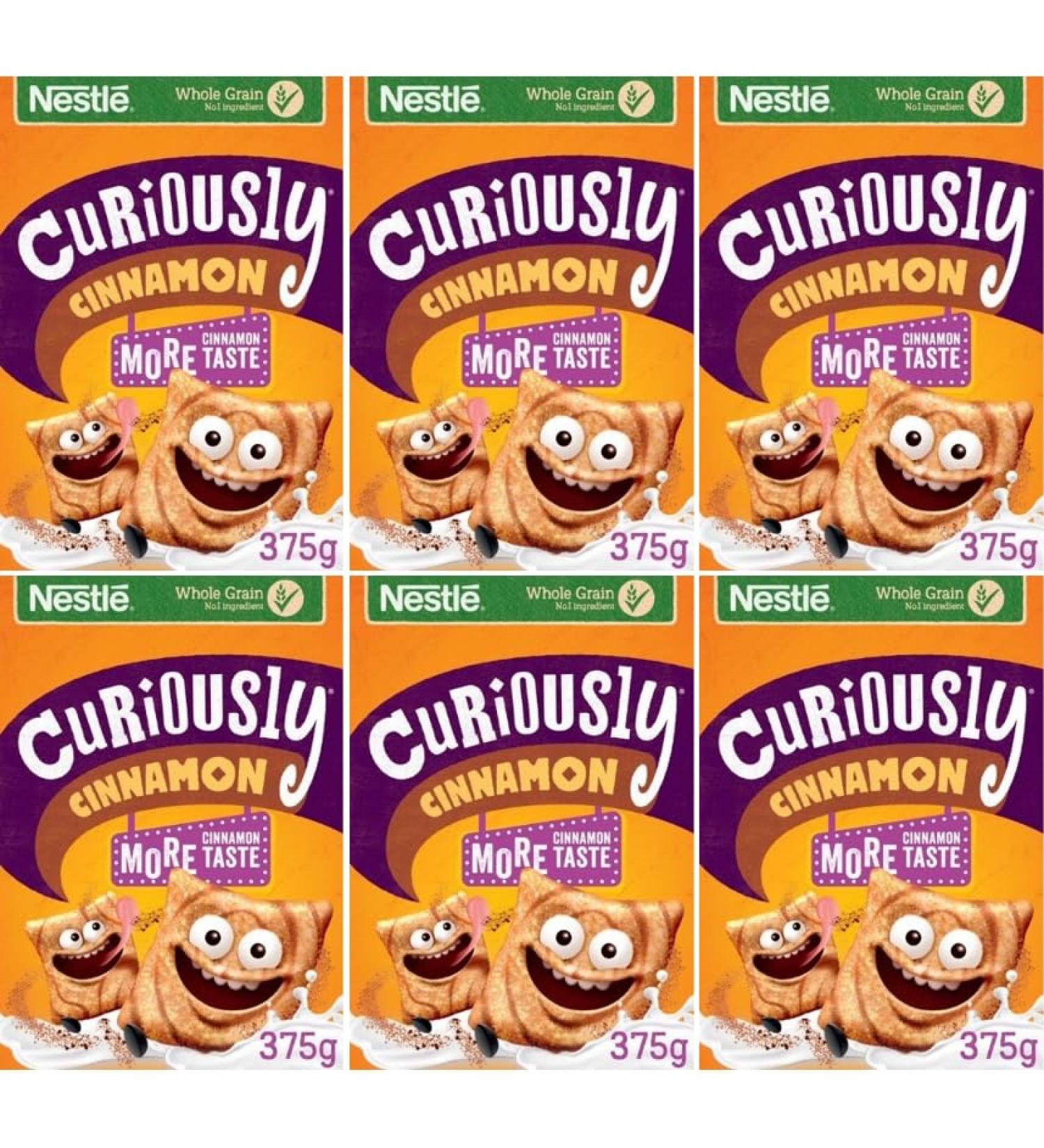 Curiously Cinnamon Cereal 375g - Pack of 6