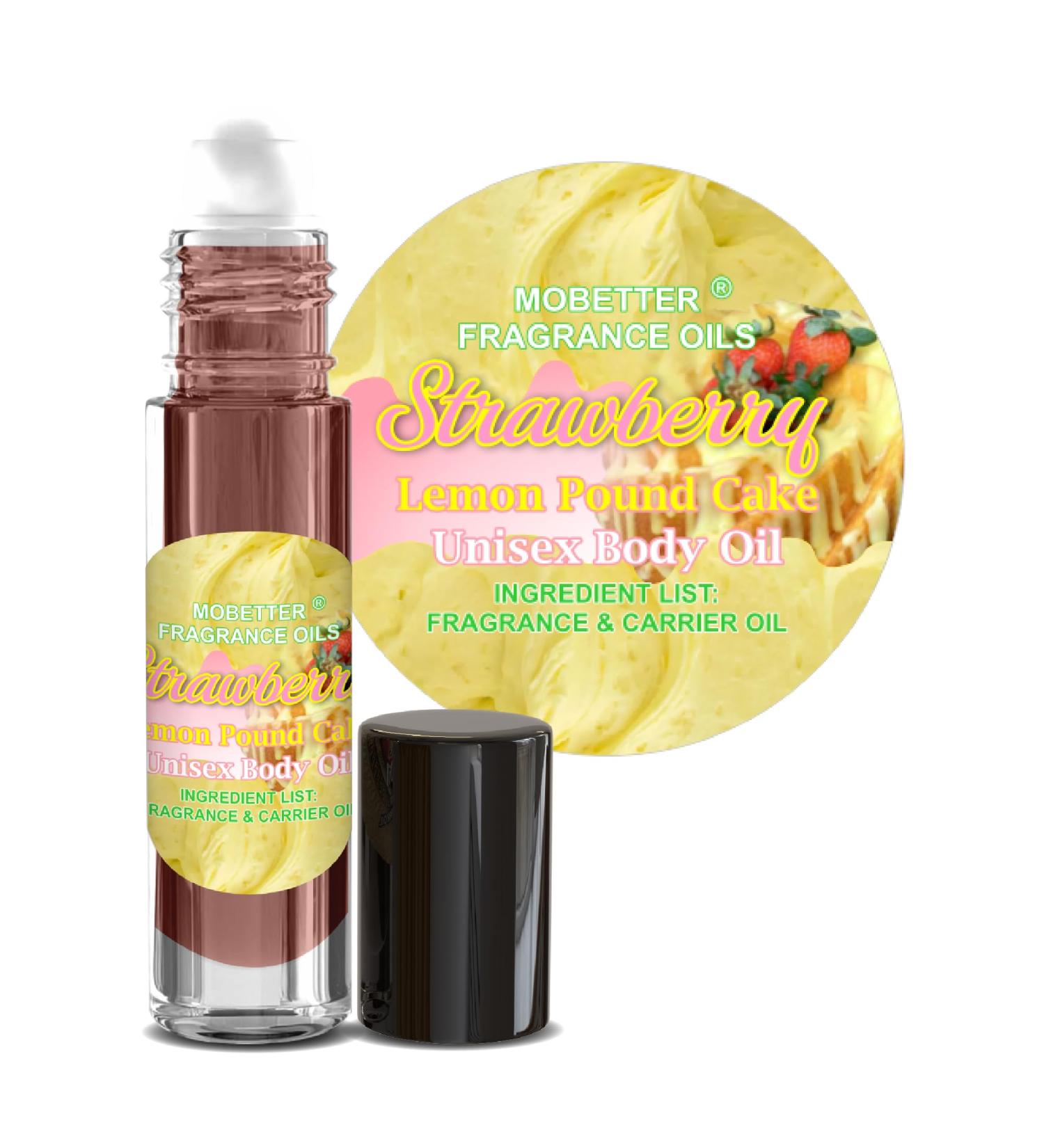 MOBETTER FRAGRANCE OILS Strawberry Lemon Pound Cake Fragrance Body Oil for Unisex - Buy Online on GoSupps.com