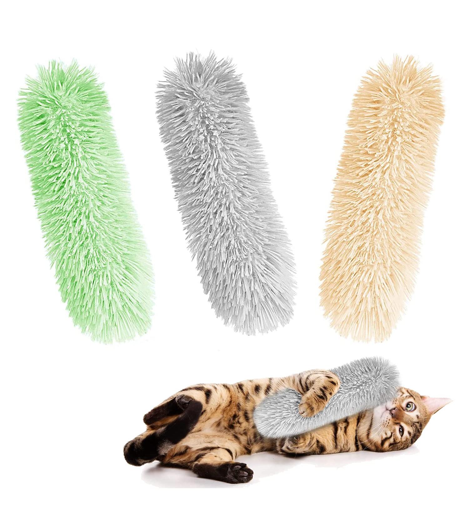SUPERFA 3 Pack Catnip Toys for Cats Cat Toys for Indoor Adult Kitten Interactive Plush Toy for Cat Chew Toys Built-in Catnip Cat Sound Paper Small for Cat toy. - Buy Online on GoSupps.com