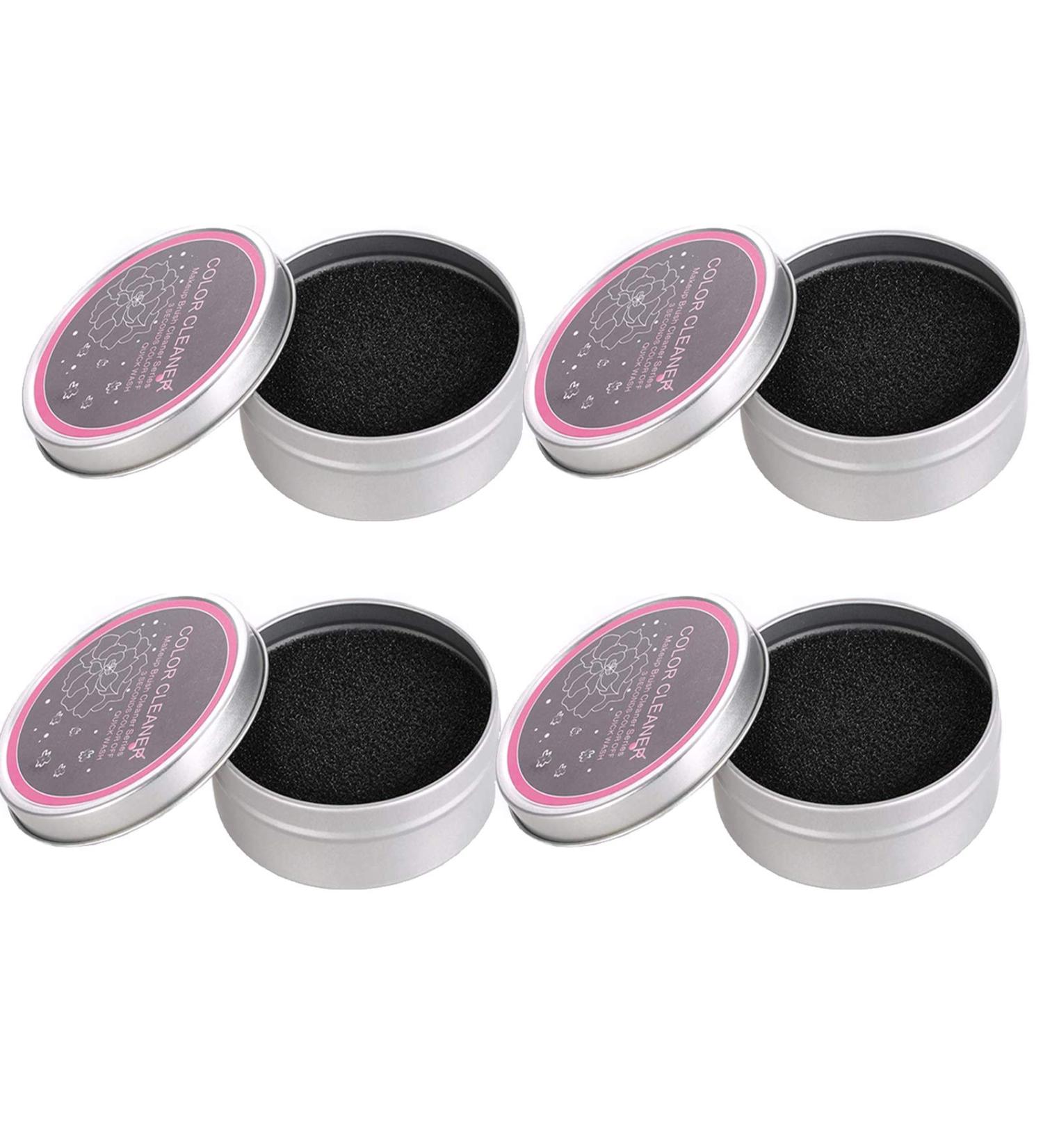 Golden Apple 4 Set Shadow Color Removal Sponge Makeup Brush Cleaners Tool for Switching Colors - Buy Online on GoSupps.com