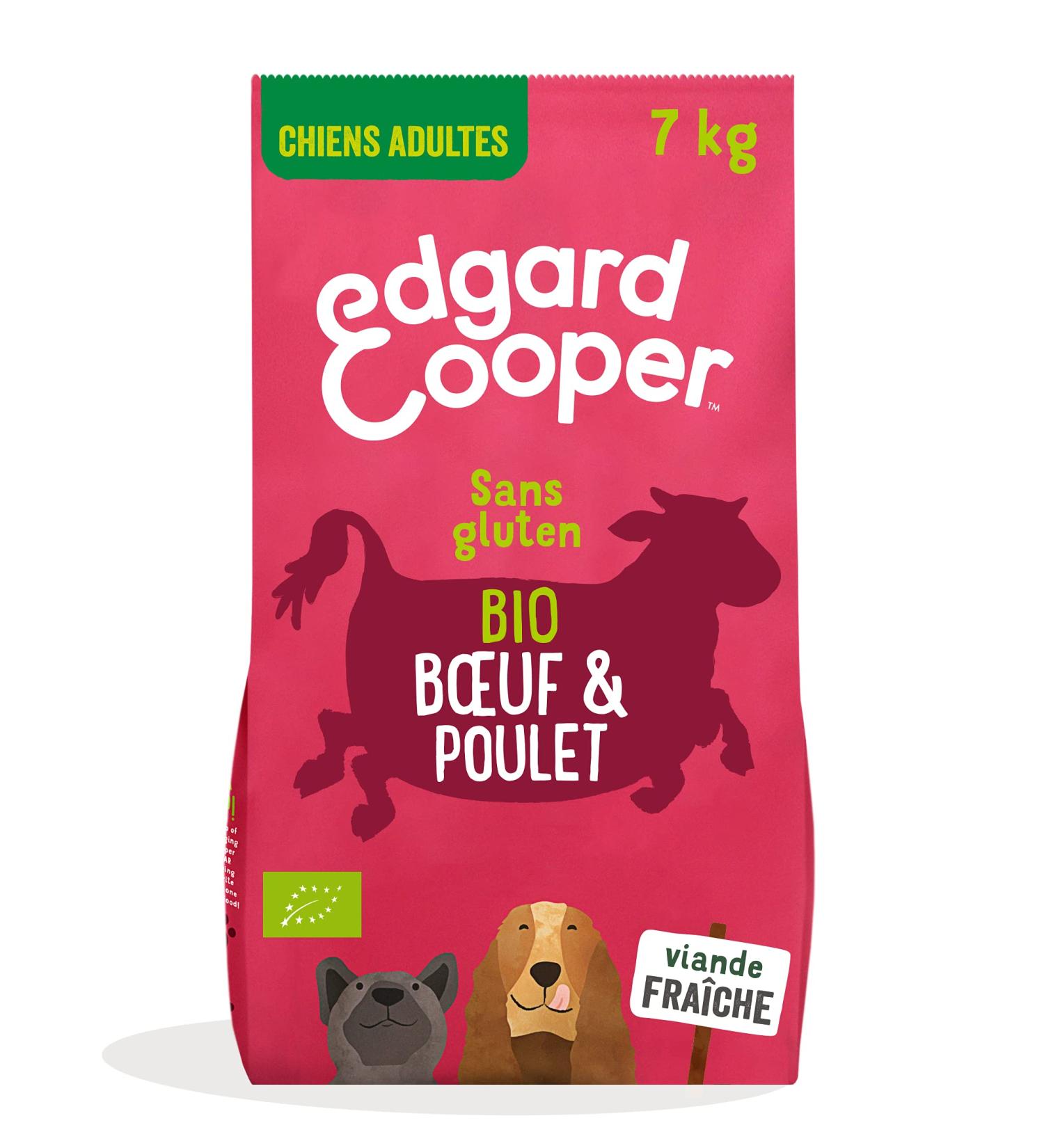 Edgard & Cooper Dog Food (Organic Beef & Chicken 7kg) Grain Free Fresh Meat & Quality Protein Real Ingredients for Dogs Hypoallergenic No Added Sugars - Buy Online on GoSupps.com