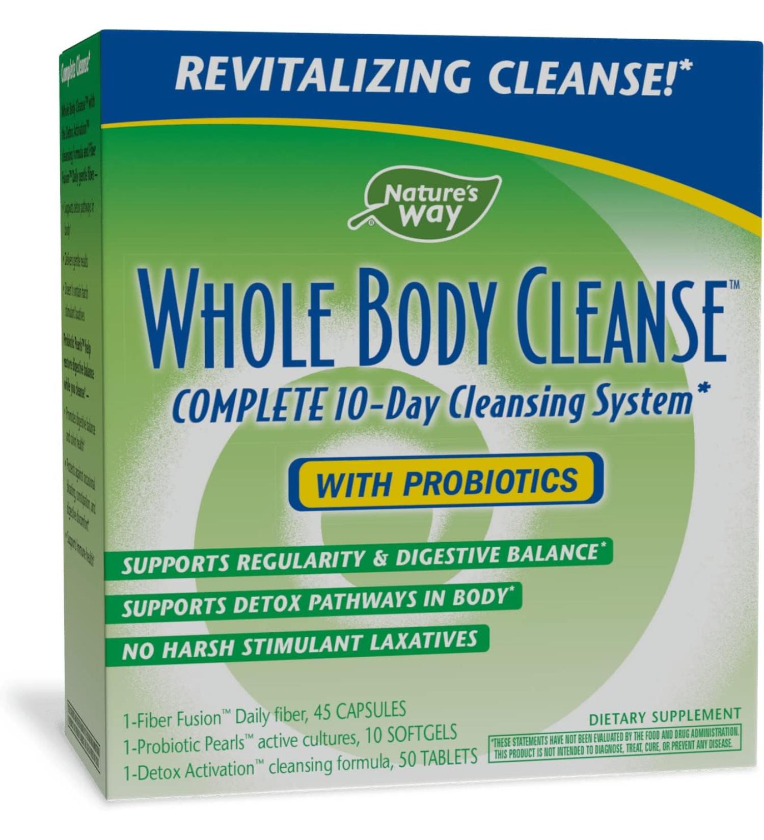 Nature's Way Whole Body Cleanse: 10-Day Detox Kit for Complete Cleansing - Buy Online on GoSupps.com