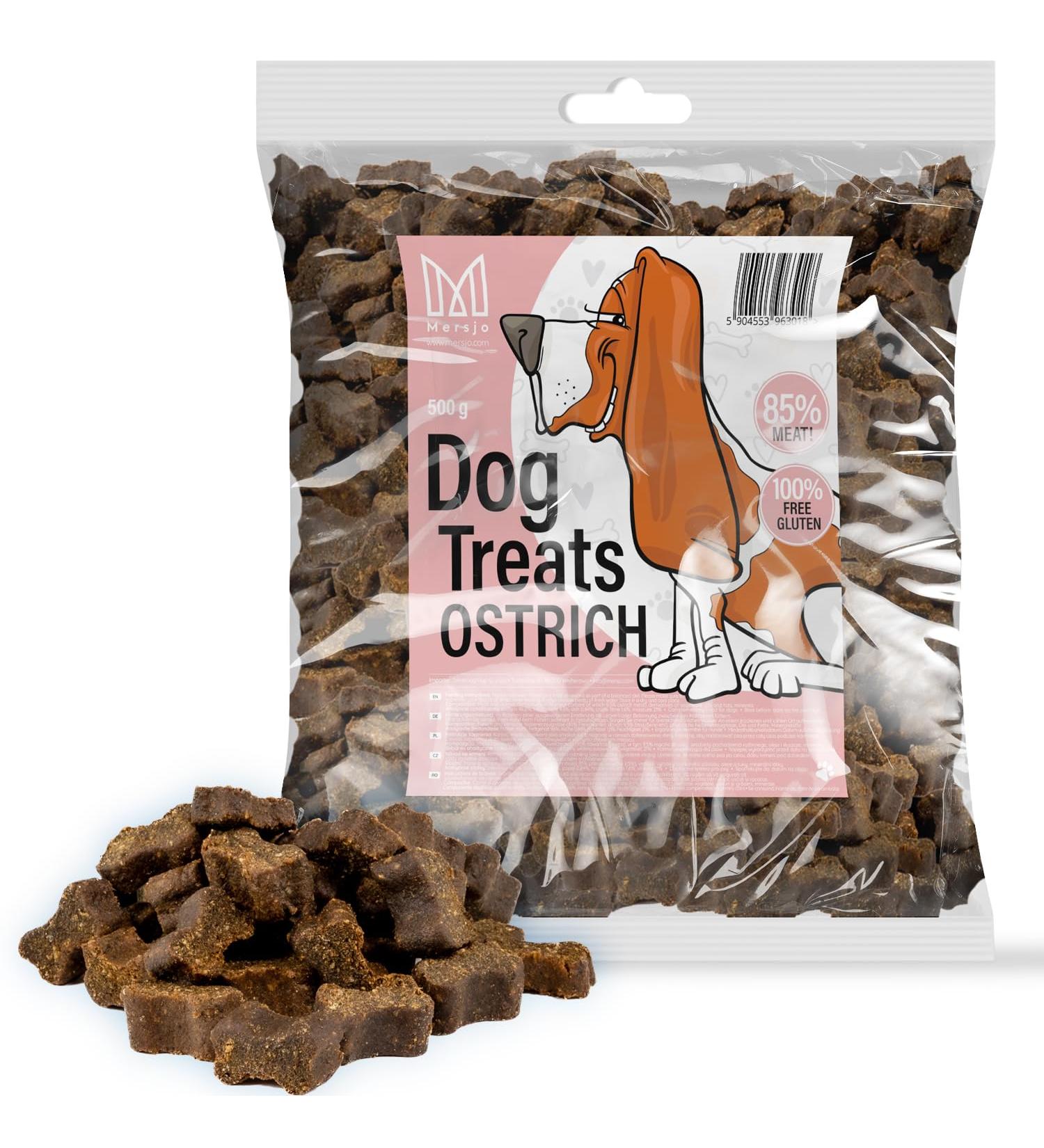Mersjo Dog Snacks Training Treats - 500g Gently Dried Meat Delicacies for All Breeds & Sizes | Premium Dog Food & Treats - Buy Online on GoSupps.com