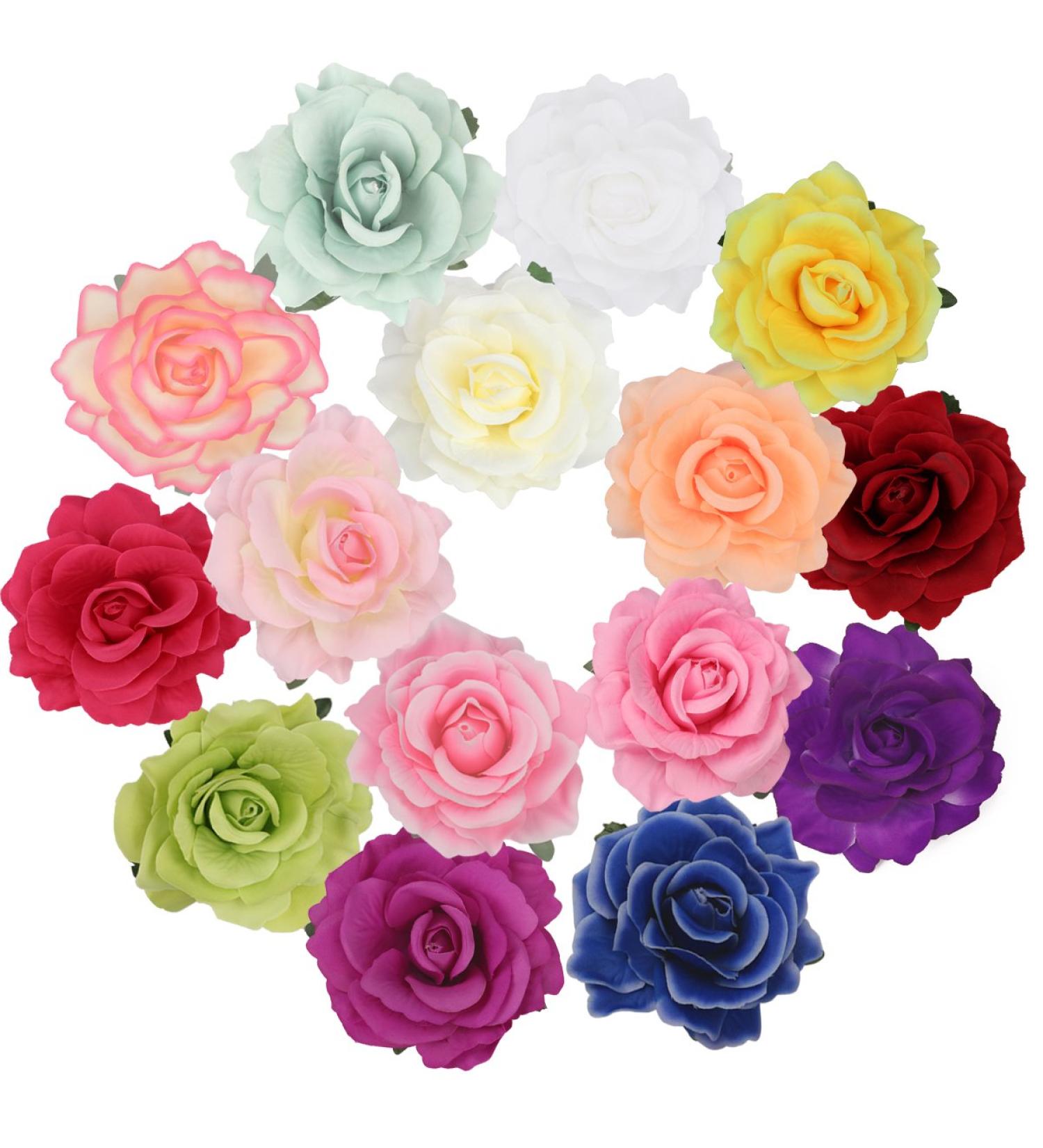Cubaco Rose Hair Clips for Women - 15 Pack Vintage Boho Flower Hair Accessories - Buy Online on GoSupps.com