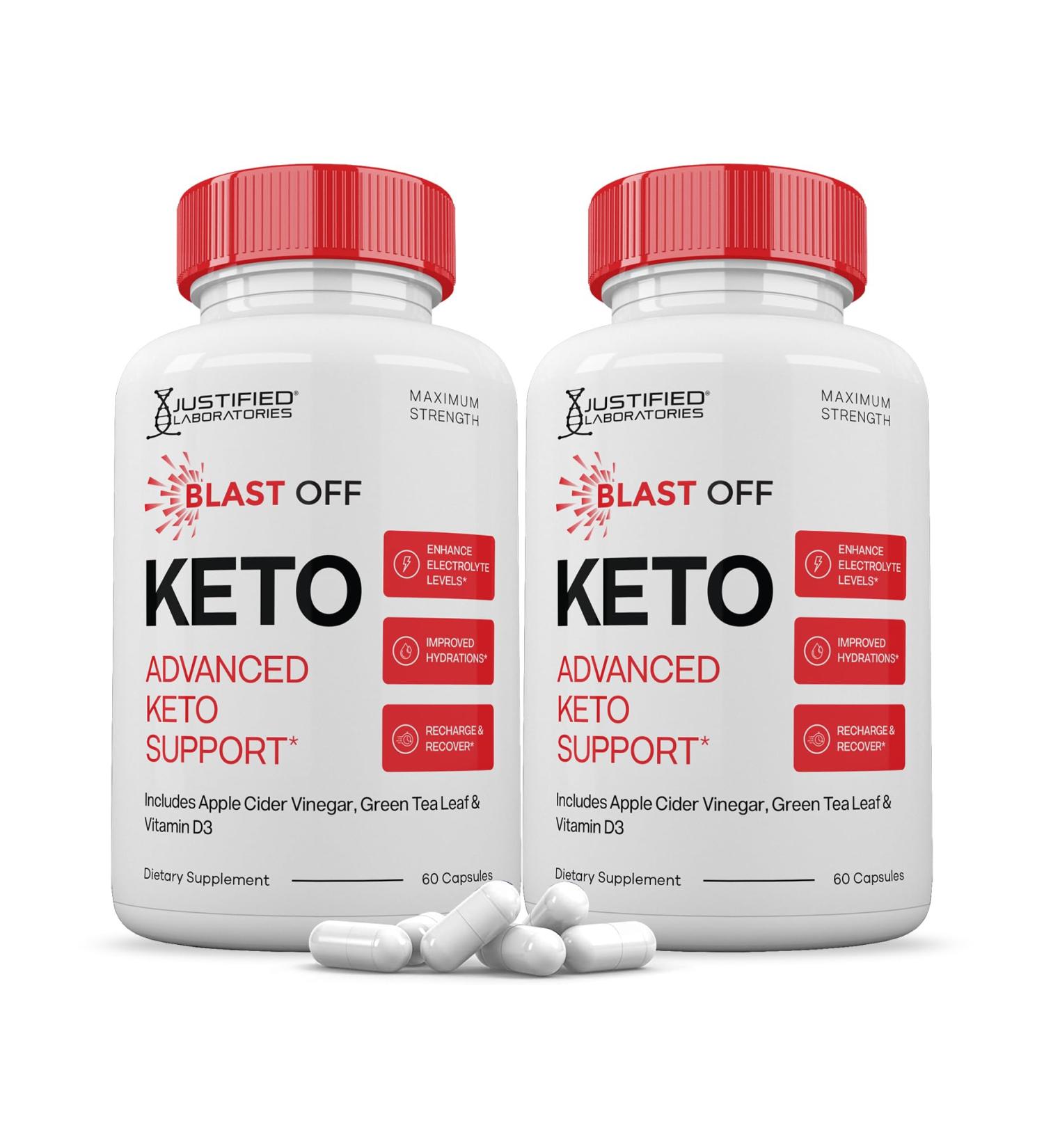 (2 Pack) Blast Off Keto ACV Pills 1275MG Keto Support Blend Alternative to BlastOff Keto ACV Gummies Formulated with Apple Cider Vinegar Extra Virgin Olive Oil Powder Green Tea Leaf 120 Capsules - Buy Online on GoSupps.com
