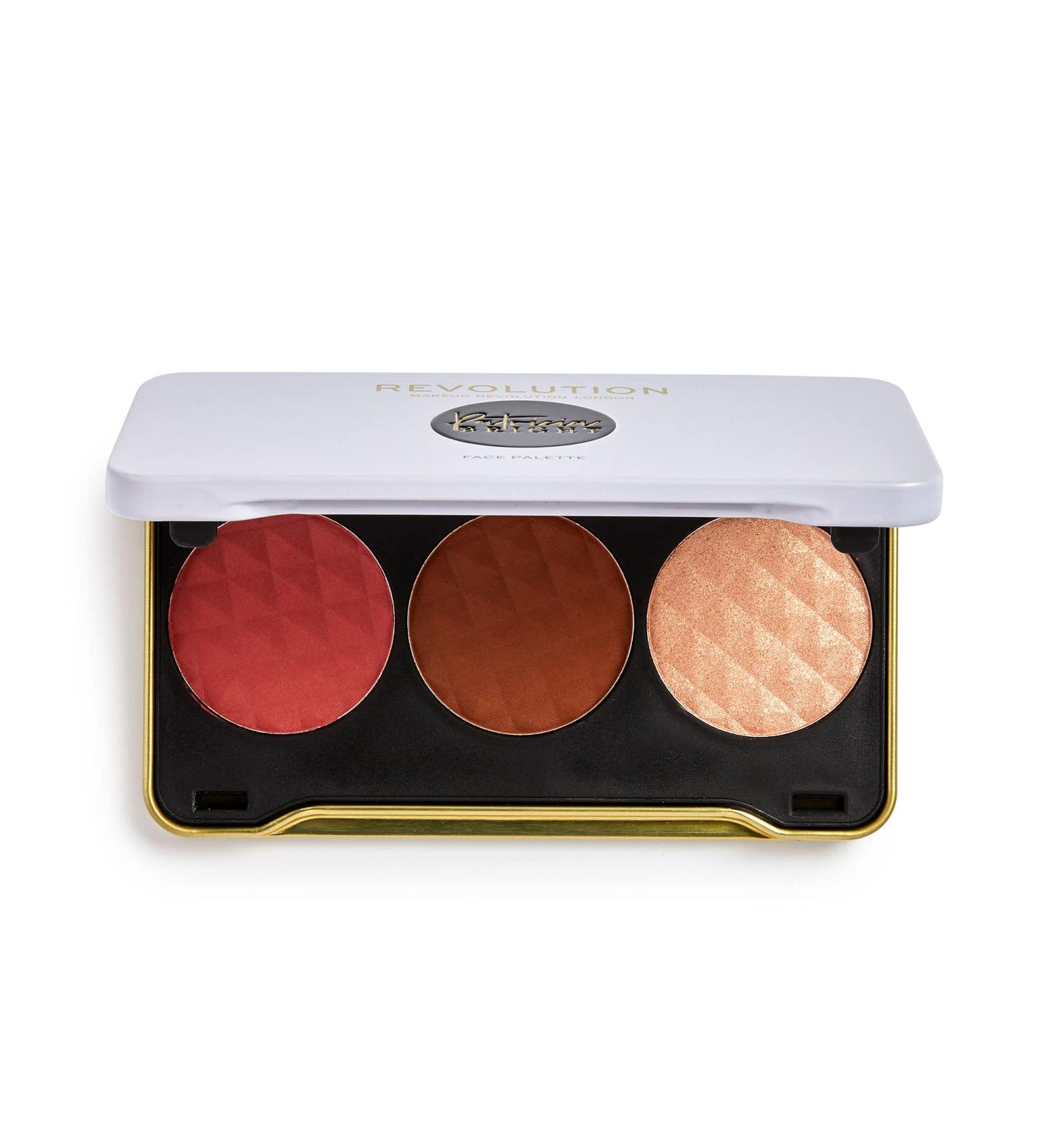 Revolution X Patricia Bright You Are Gold Face Palette (Medium) - Shop Internationally for Flawless Beauty & Glow - Buy Online on GoSupps.com