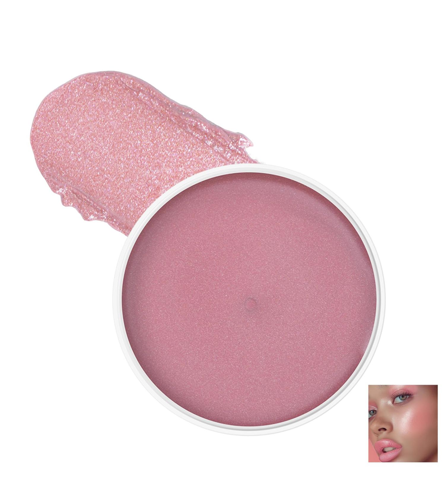 Radiant Glow Shimmering Miracle Balm - Multi-Use Highlighter Cream for Natural Radiance | Glitter for Face Lips & Body | Moisturizing Formula Perfect for Cheeks & Eyes (4# Pink Camellia 85g) 4# Pink Camellia 85 g (Pack of 1) - Buy Online on GoSupps.com