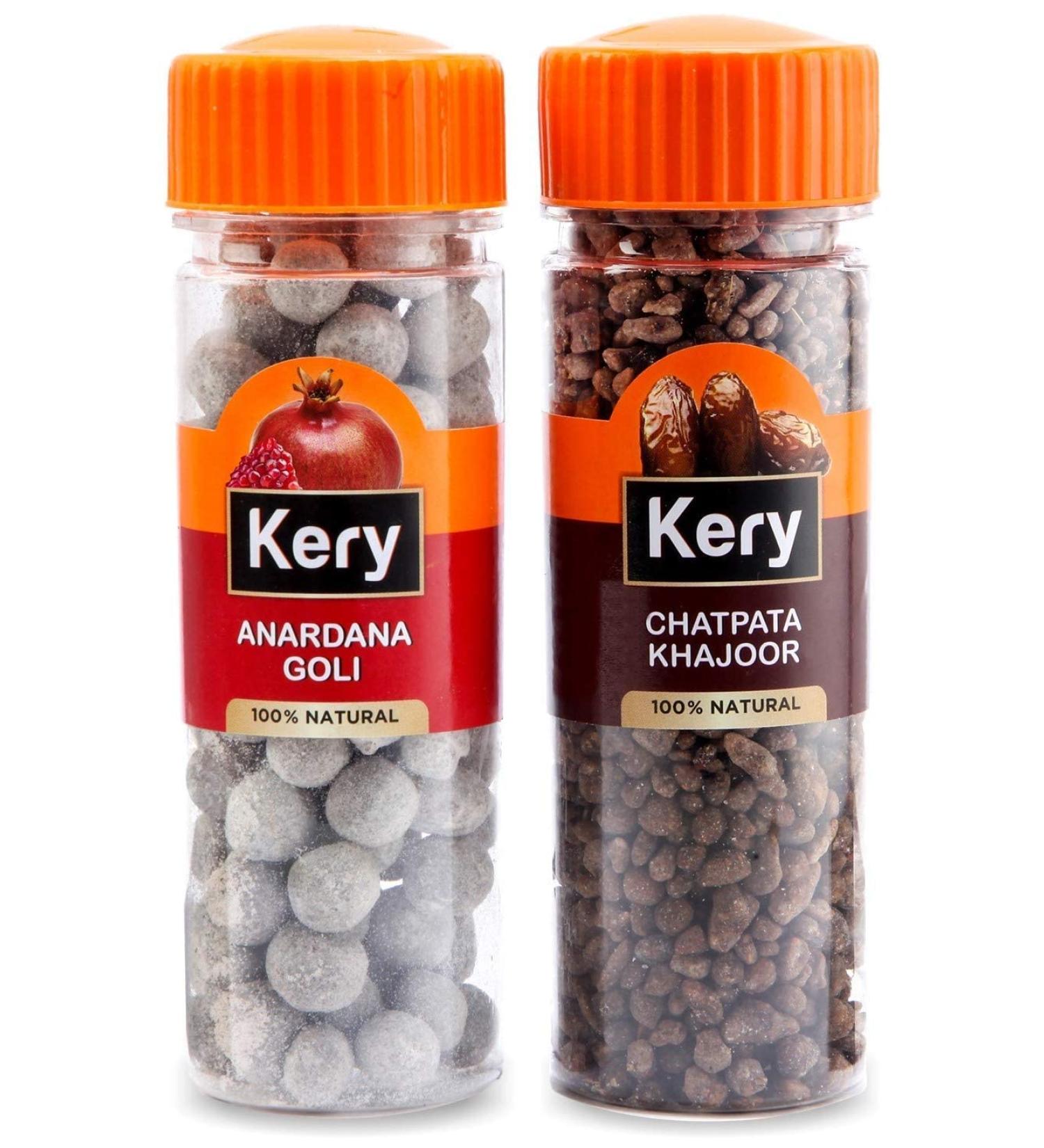 Kery Anardana Goli & Chatpata Khajoor Mukhwas 2 Bottles 260g (Mouth Fresheners)_Packing May Vary