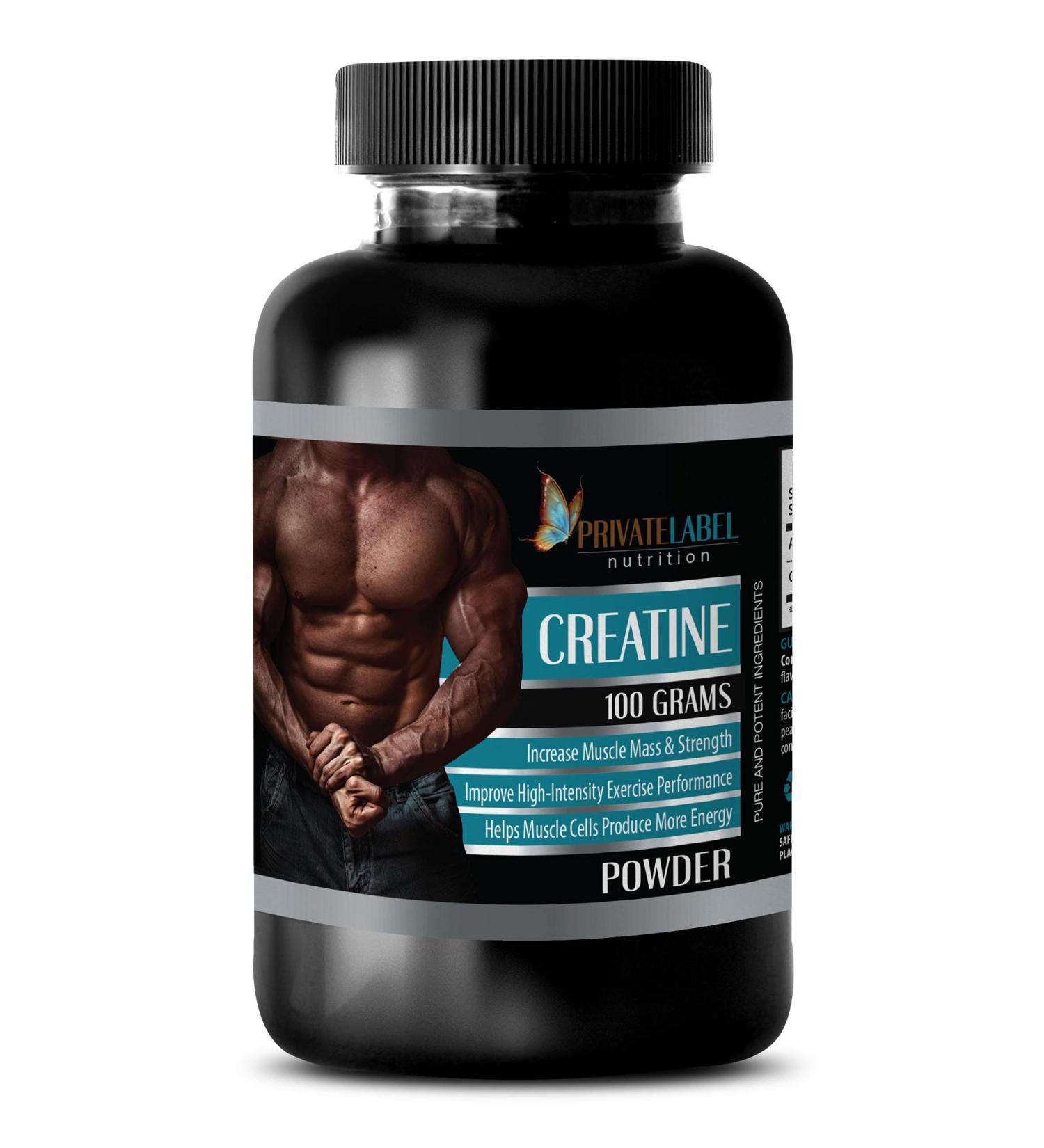 PRIVATE LABEL LLC Muscle Growth creatine - CREATINE Powder 100 Grams - creatine monohydrate Bulk Supplements - 1 Bottle (100G Powder) - Buy Online on GoSupps.com