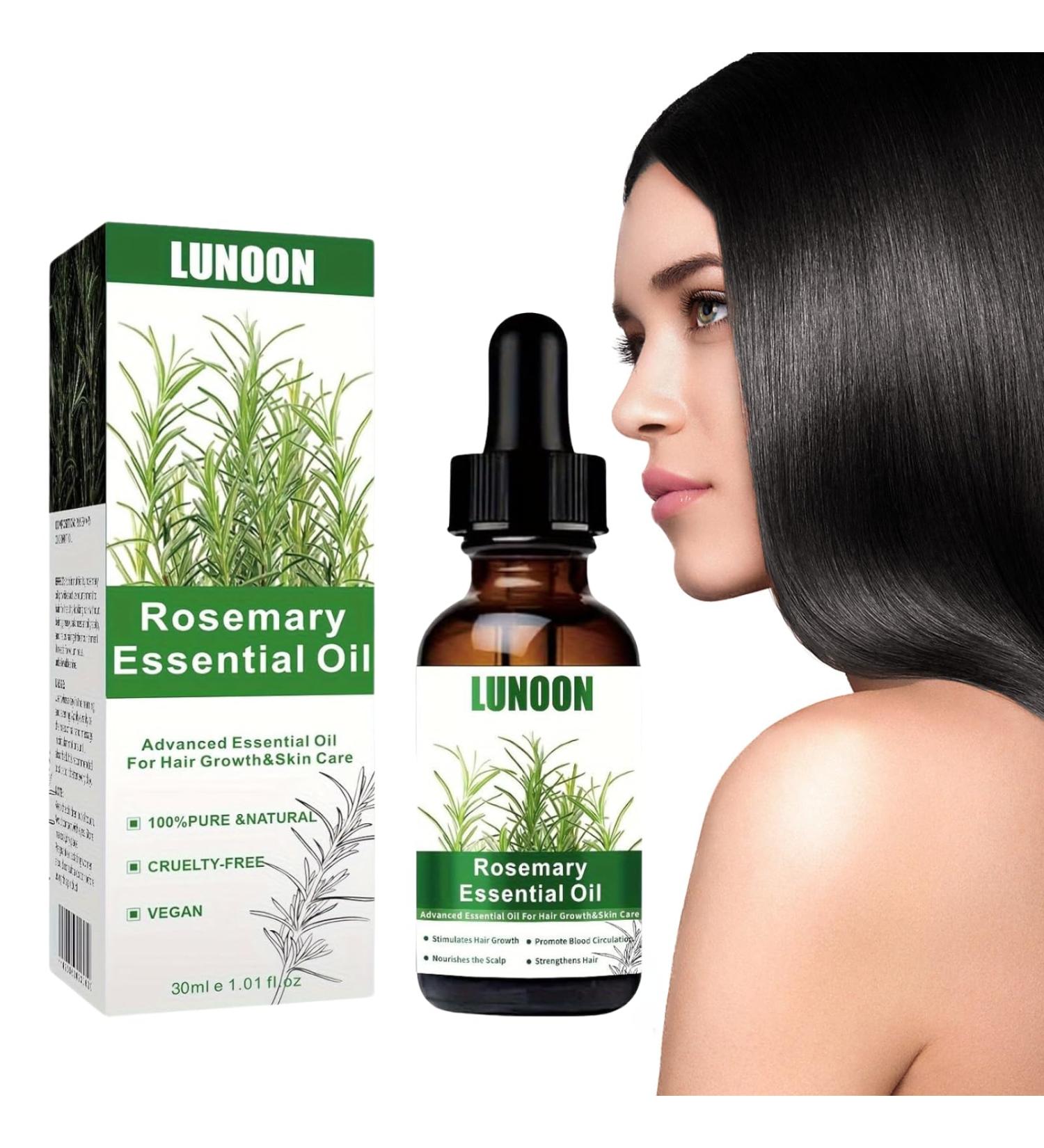 100% Pure Organic Rosemary Essential Oil for Hair Growth | Nourish Scalp Improve Circulation Relieve Itchy & Dry Scalp | 30ml Hair Care Oil - Buy Online on GoSupps.com