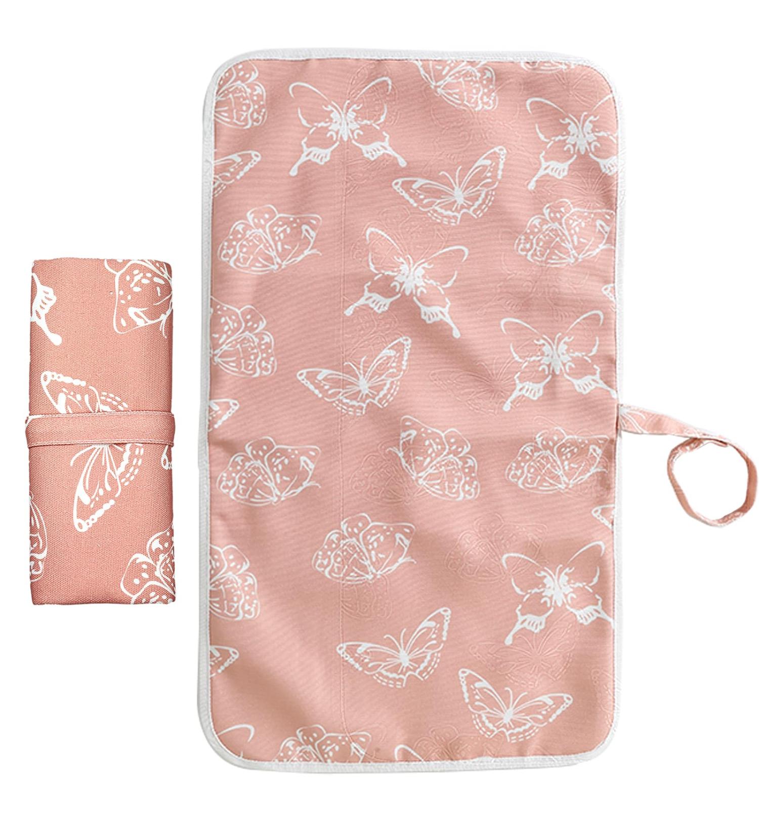 Wendergo Portable Nappy Changing Mat Baby Travel Change Mat Foldable Diaper Pad 60 x 35 cm Waterproof Wipe Clean Lightweight Perfect for On The Go and Home Newborns Essentials (Pink) - Buy Online on GoSupps.com